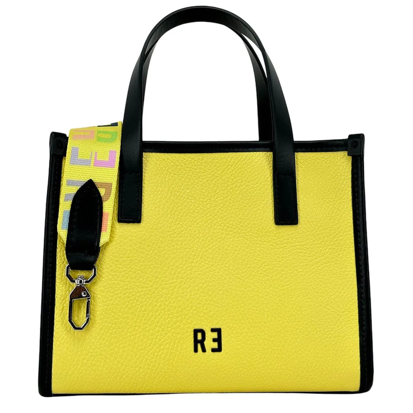 Rebelle Borsa a Mano Virtus Donna, Shopping, Tracolla, Pelle, Giallo