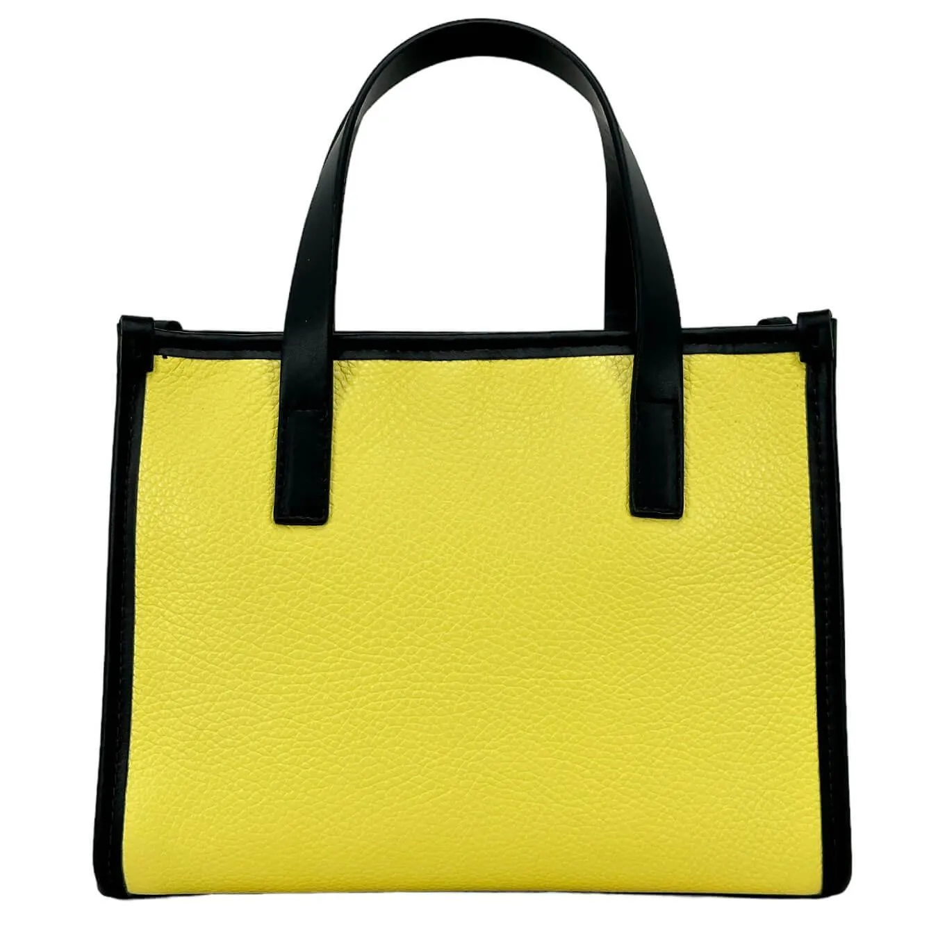 Rebelle Borsa a Mano Virtus Donna, Shopping, Tracolla, Pelle, Giallo