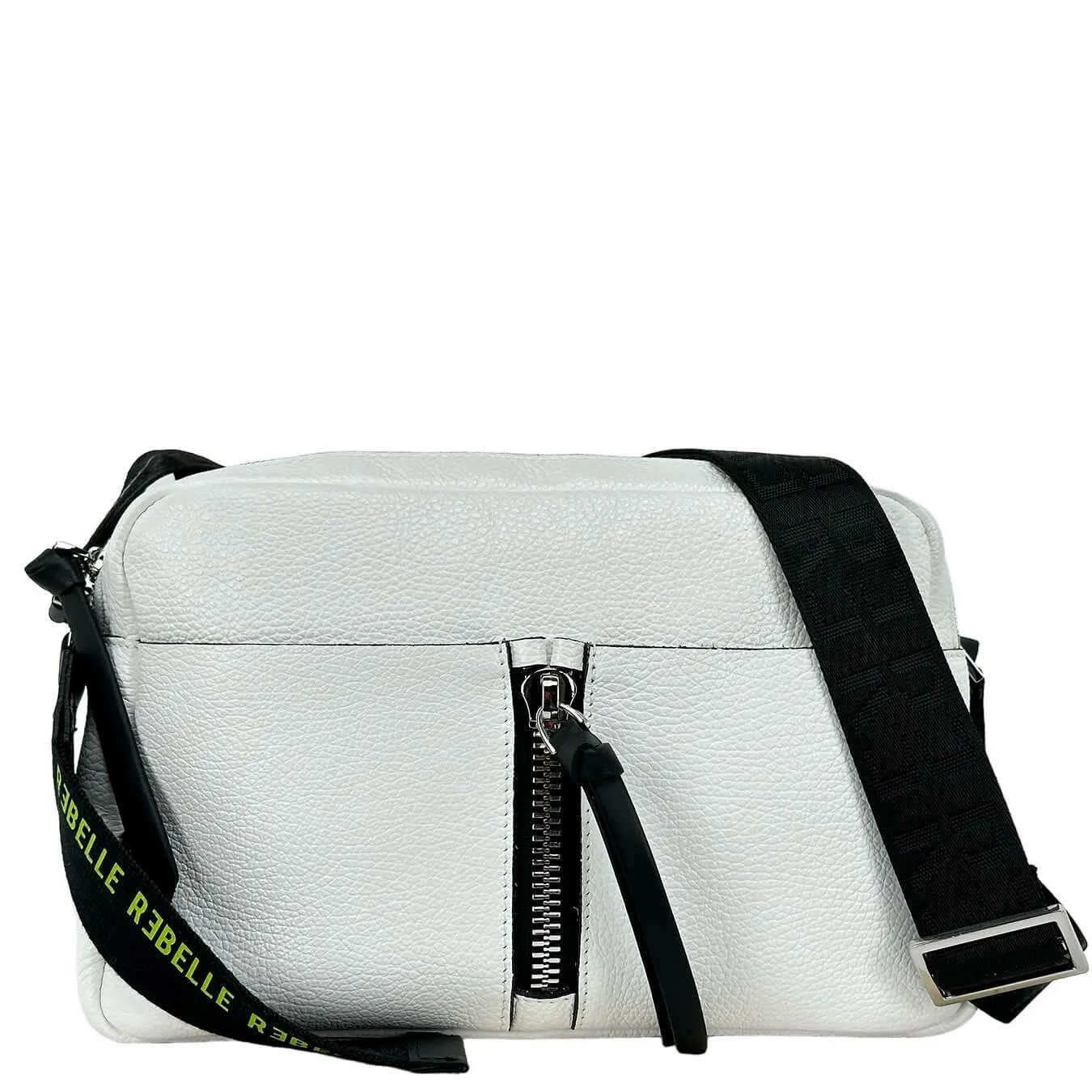 Rebelle Borsa Alyssa Donna, Crossbody, Mini, Tracolla, Pelle Dollaro, Bianco