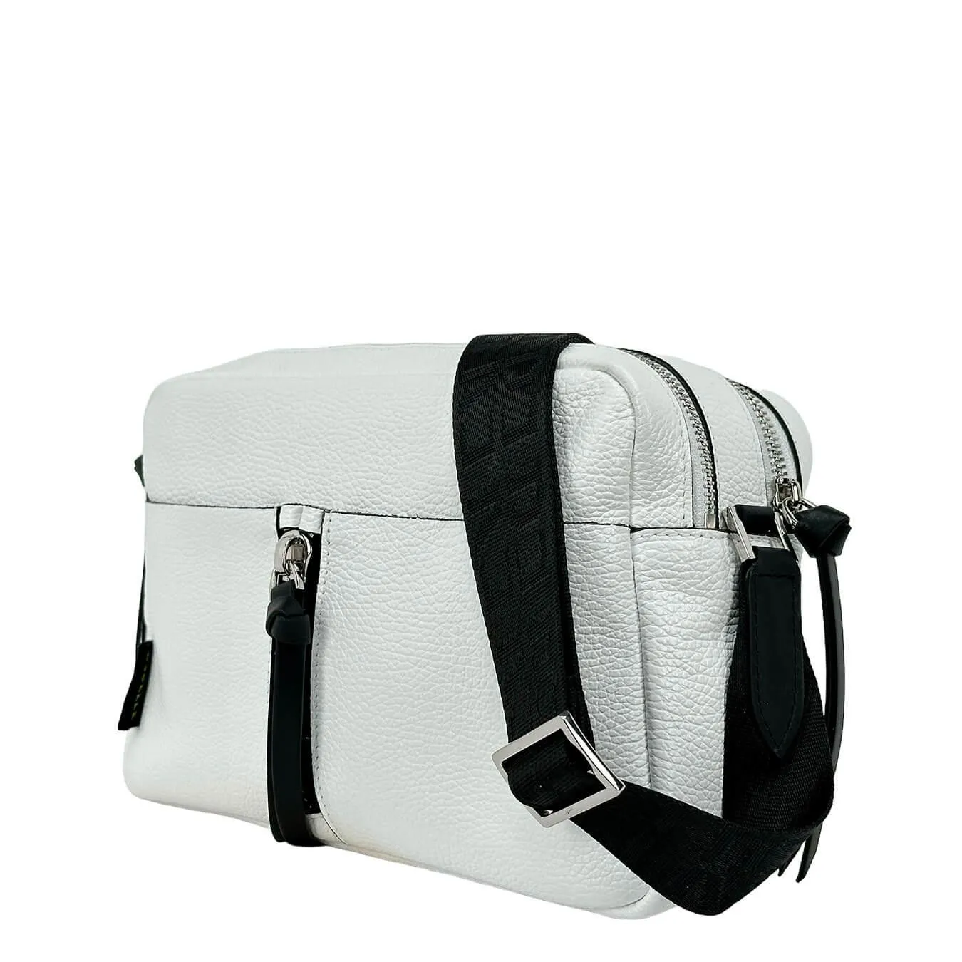 Rebelle Borsa Alyssa Donna, Crossbody, Mini, Tracolla, Pelle Dollaro, Bianco