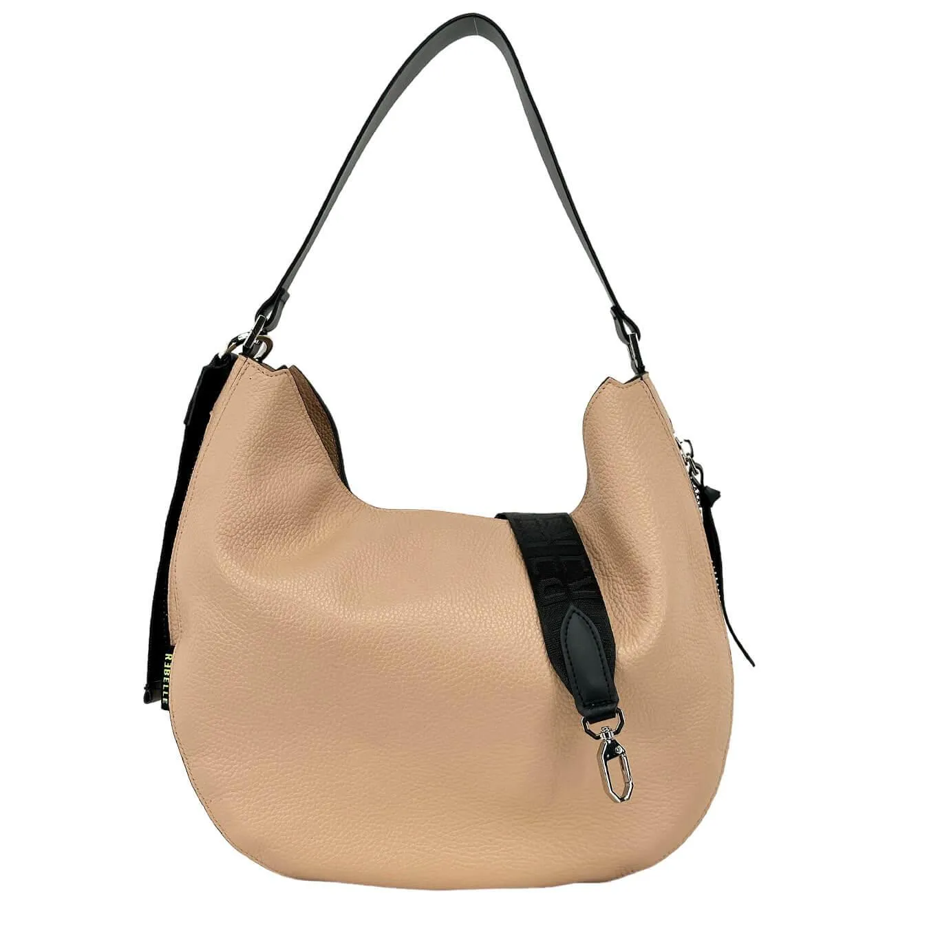 Rebelle Borsa Zara Donna, Mezzaluna, Spalla, Pelle Dollaro, Beige