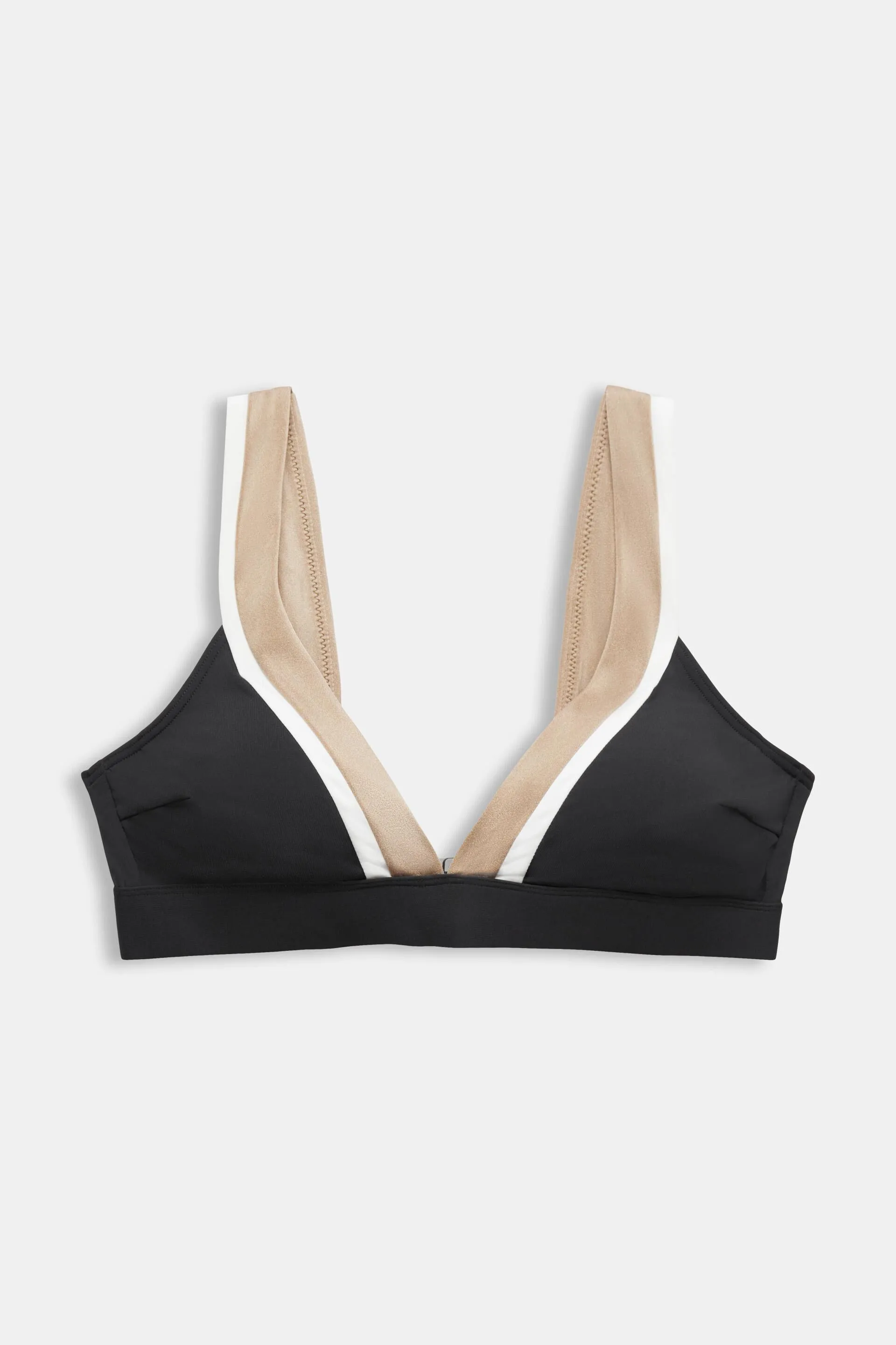 Reggiseno da bikini imbottito tricolore