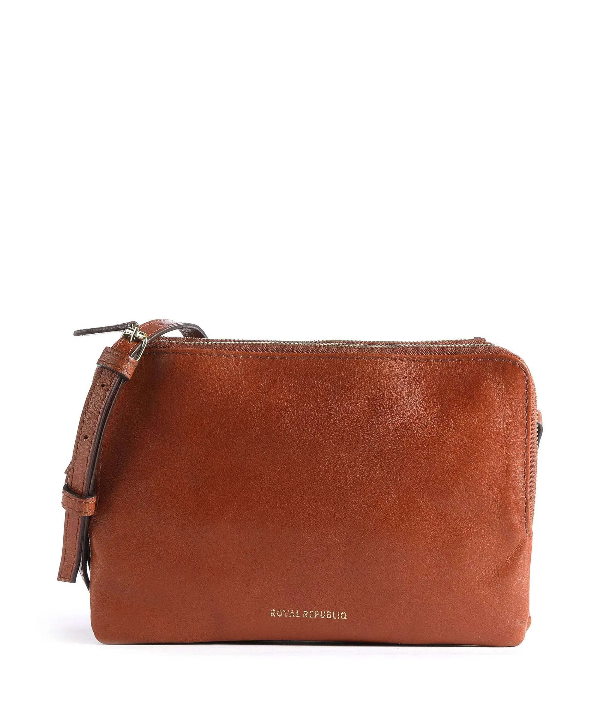  Royal RepubliQ Catamaran Borsa a tracolla pelle di vitello cognac  