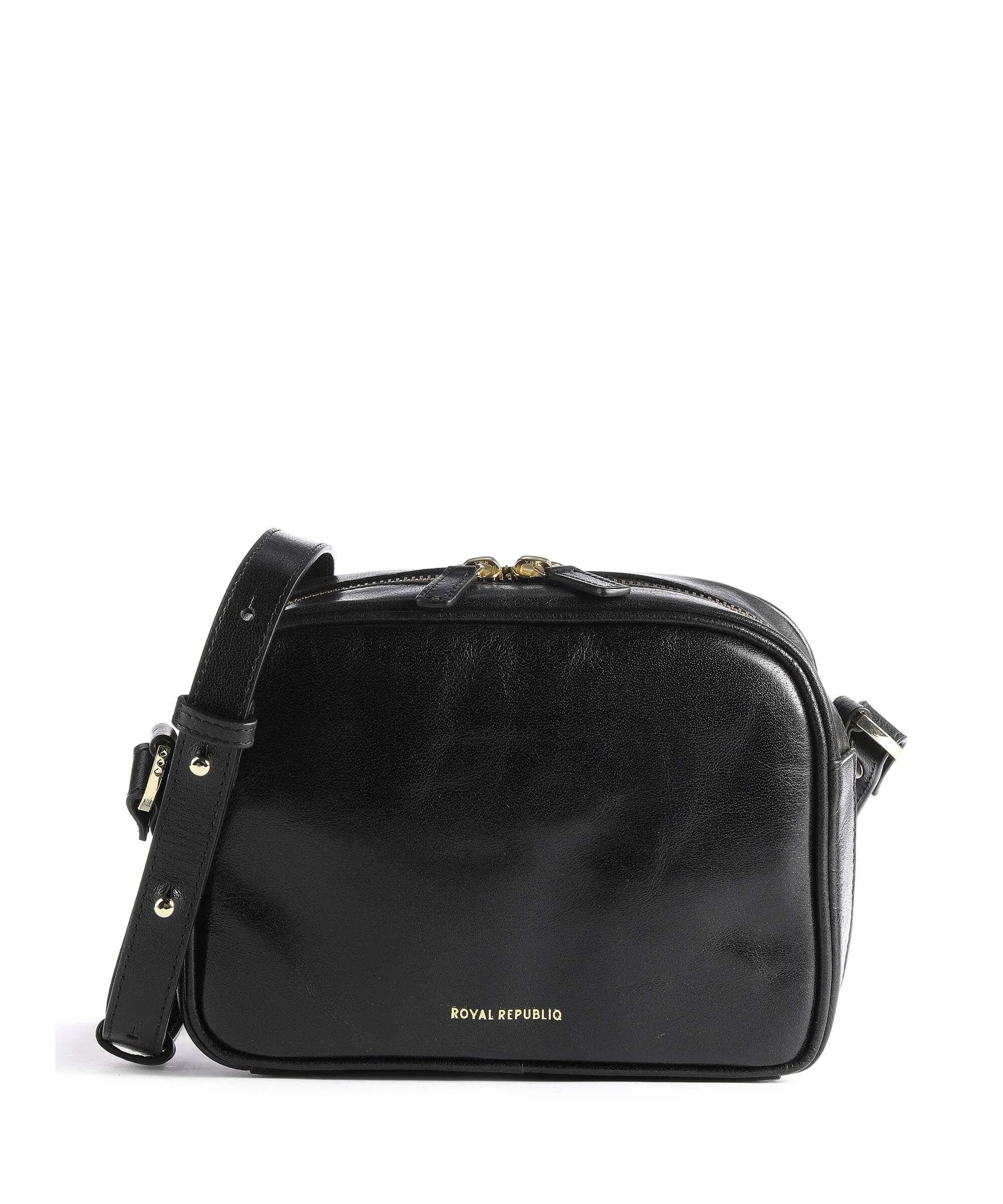 Royal RepubliQ Essential Borsa a tracolla pelle di bufalo nero  