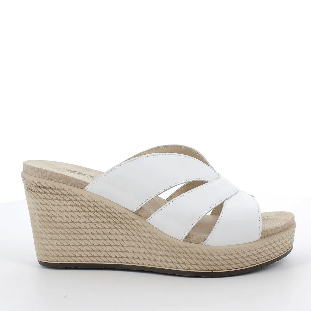 SANDALI AGATA PELLE BIANCA