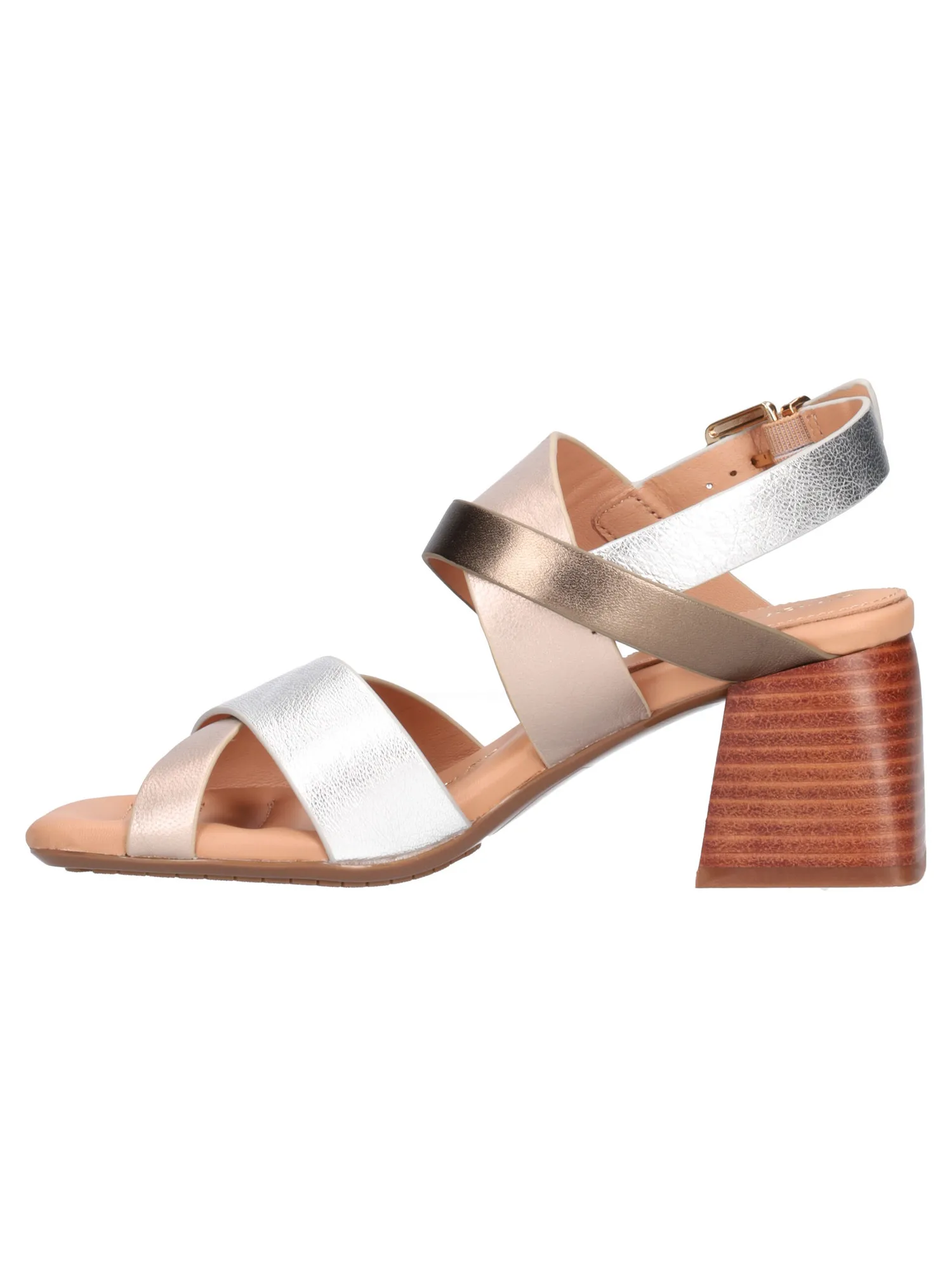 Sandalo con tacco largo Stonefly Talitha da donna multicolor
