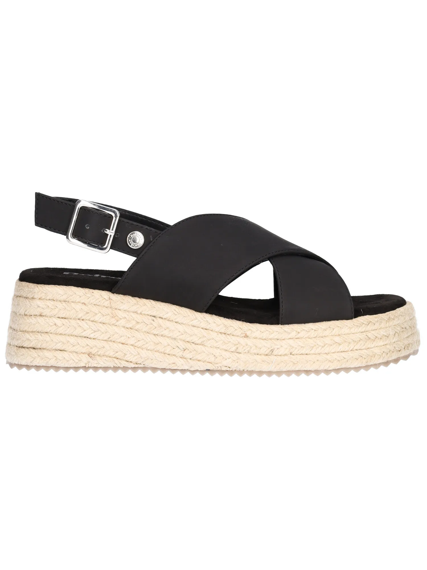 Sandalo platform Refresh Vegan da donna nero