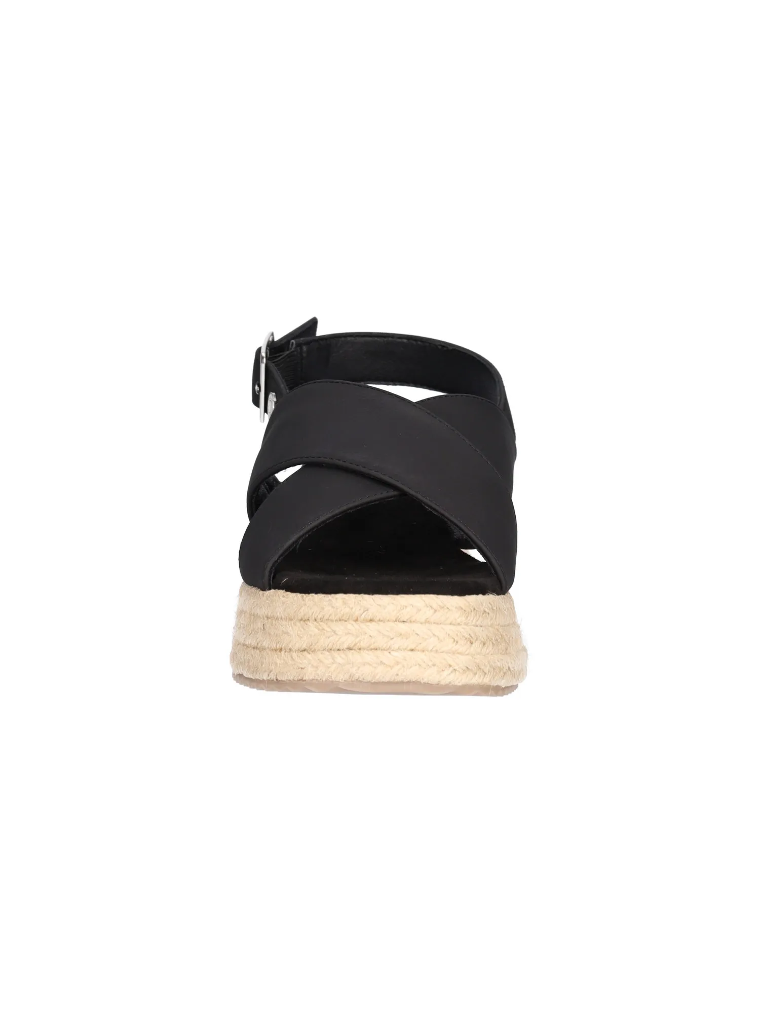 Sandalo platform Refresh Vegan da donna nero