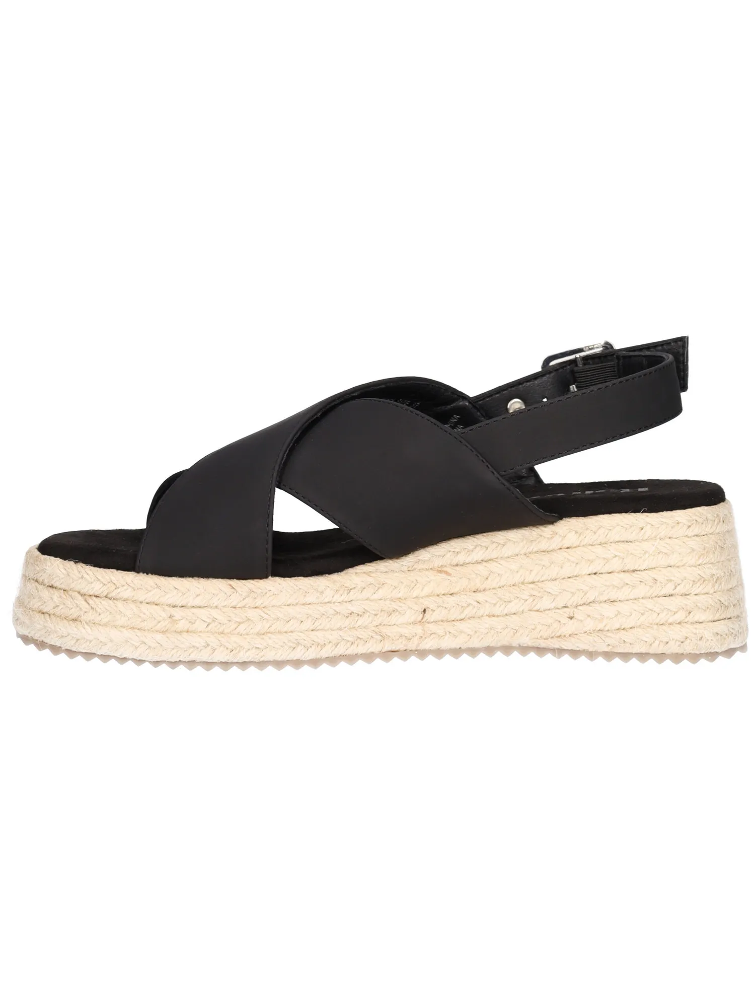 Sandalo platform Refresh Vegan da donna nero