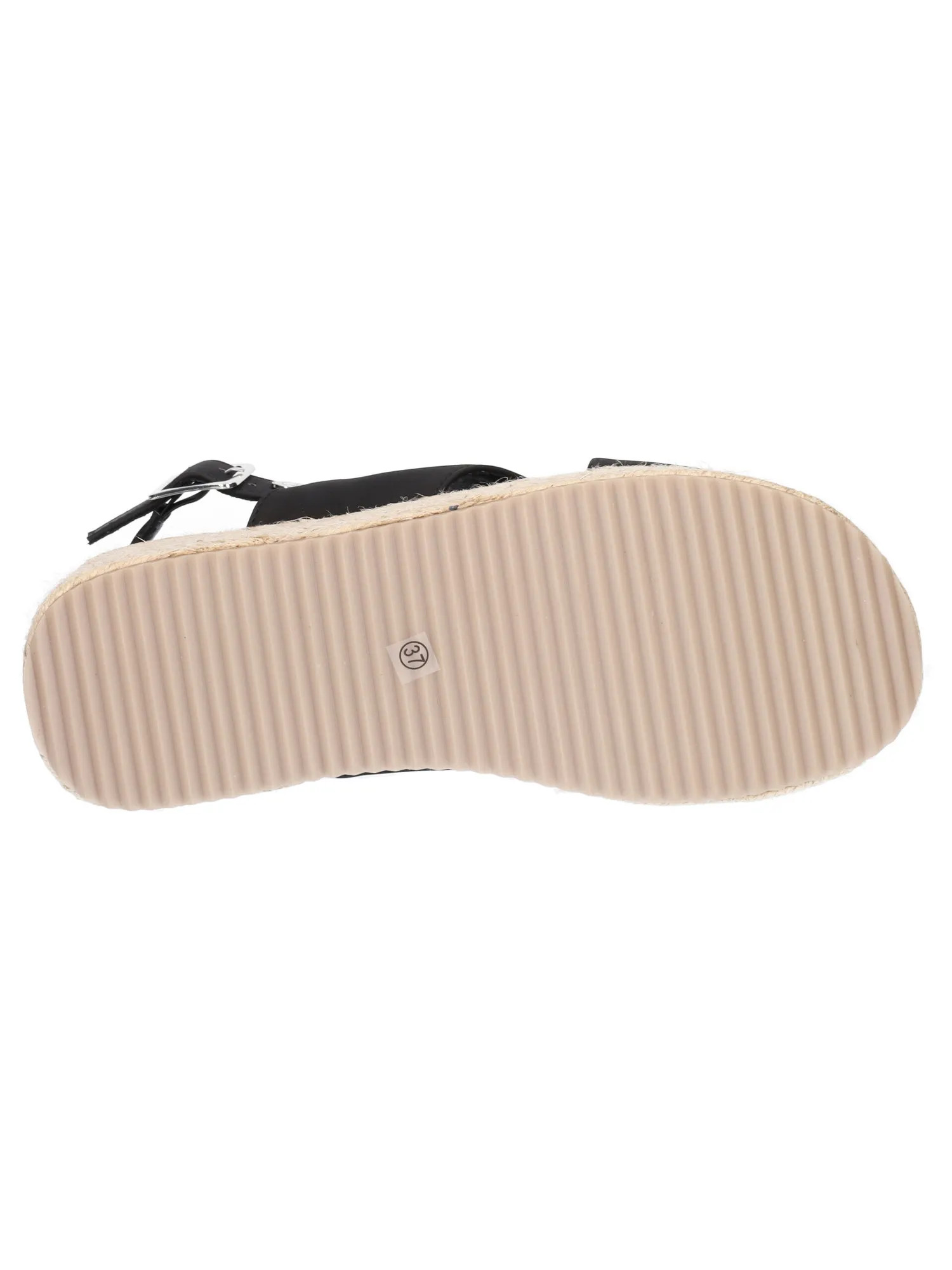 Sandalo platform Refresh Vegan da donna nero