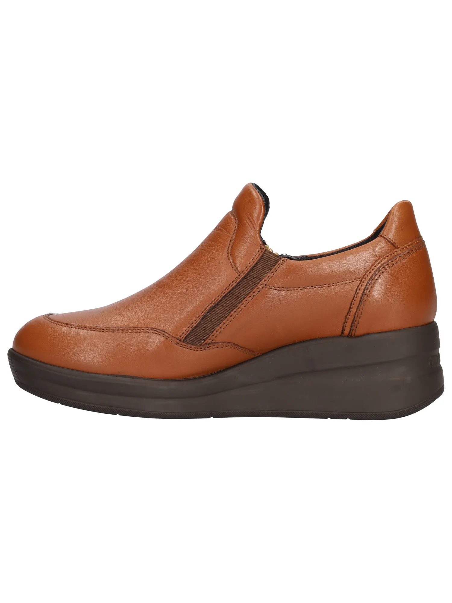 Scarpa casual con zeppa Melluso Walk da donna cuoio