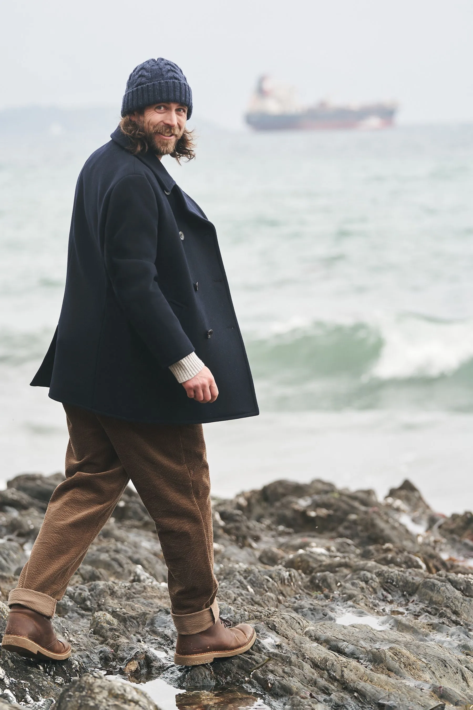 Seasalt Cornwall Channel - Cappotto in Blend lana
