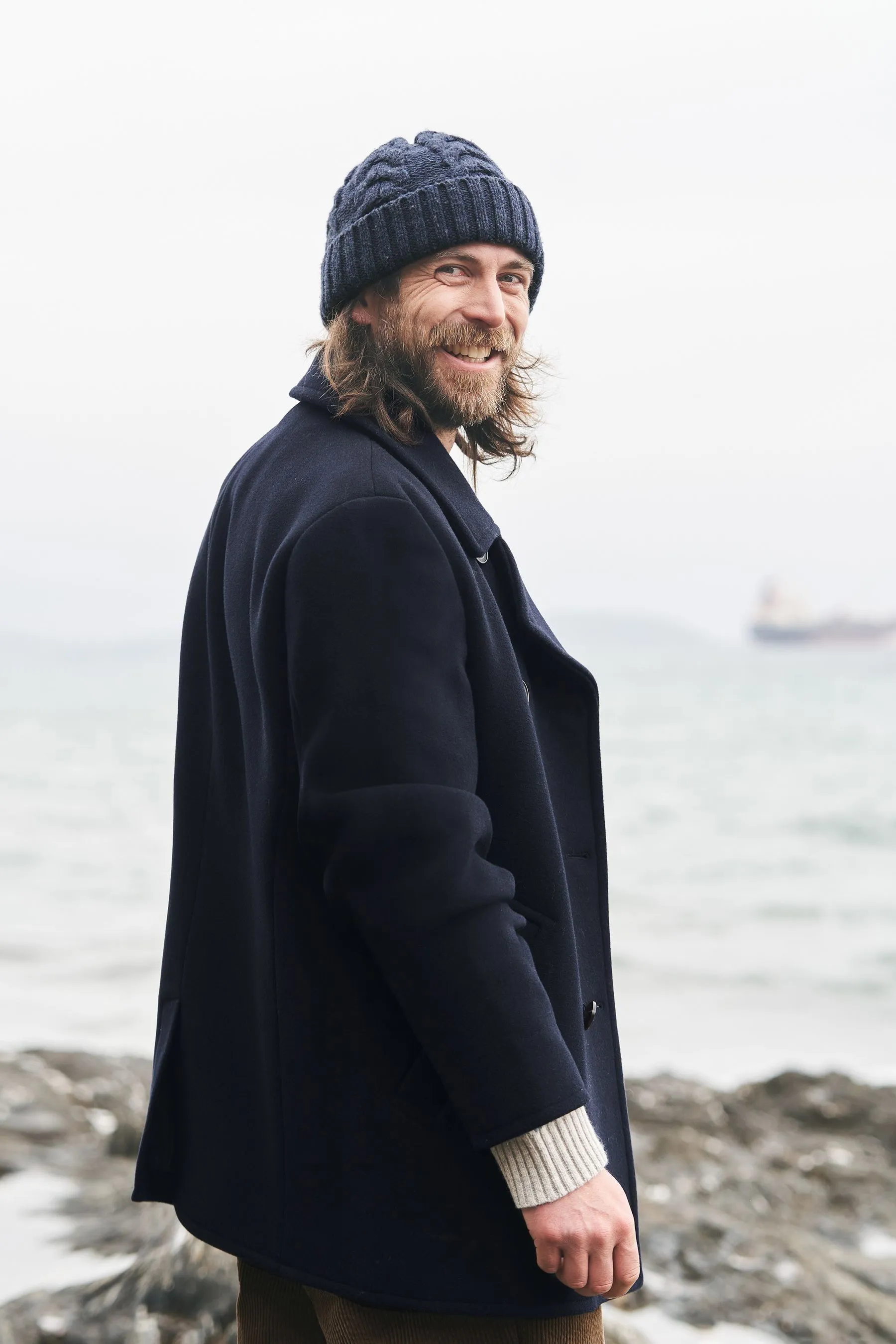 Seasalt Cornwall Channel - Cappotto in Blend lana
