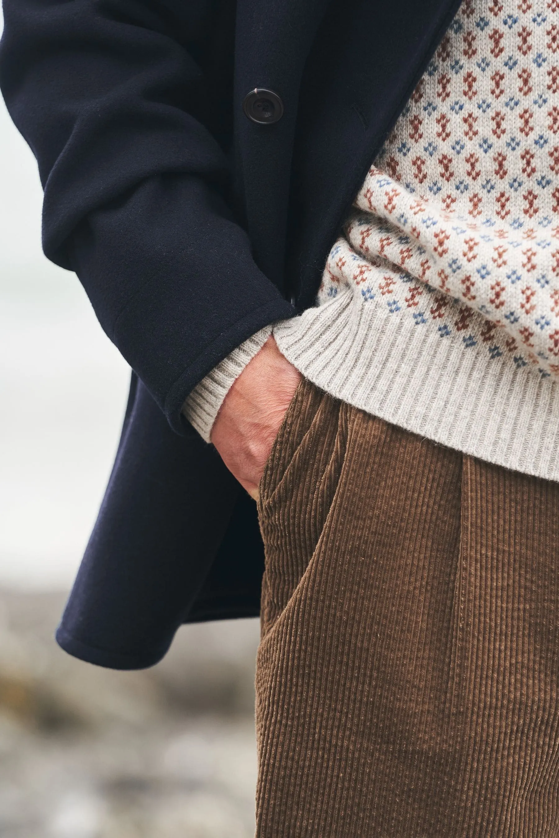 Seasalt Cornwall Channel - Cappotto in Blend lana