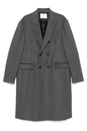 SEVEN GAUGE Abbigliamento,Cappotti Cappotto doppiopetto grigio scuro 