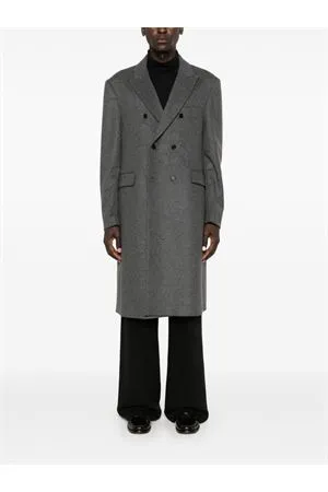 SEVEN GAUGE Abbigliamento,Cappotti Cappotto doppiopetto grigio scuro 