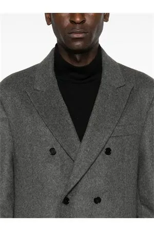 SEVEN GAUGE Abbigliamento,Cappotti Cappotto doppiopetto grigio scuro 
