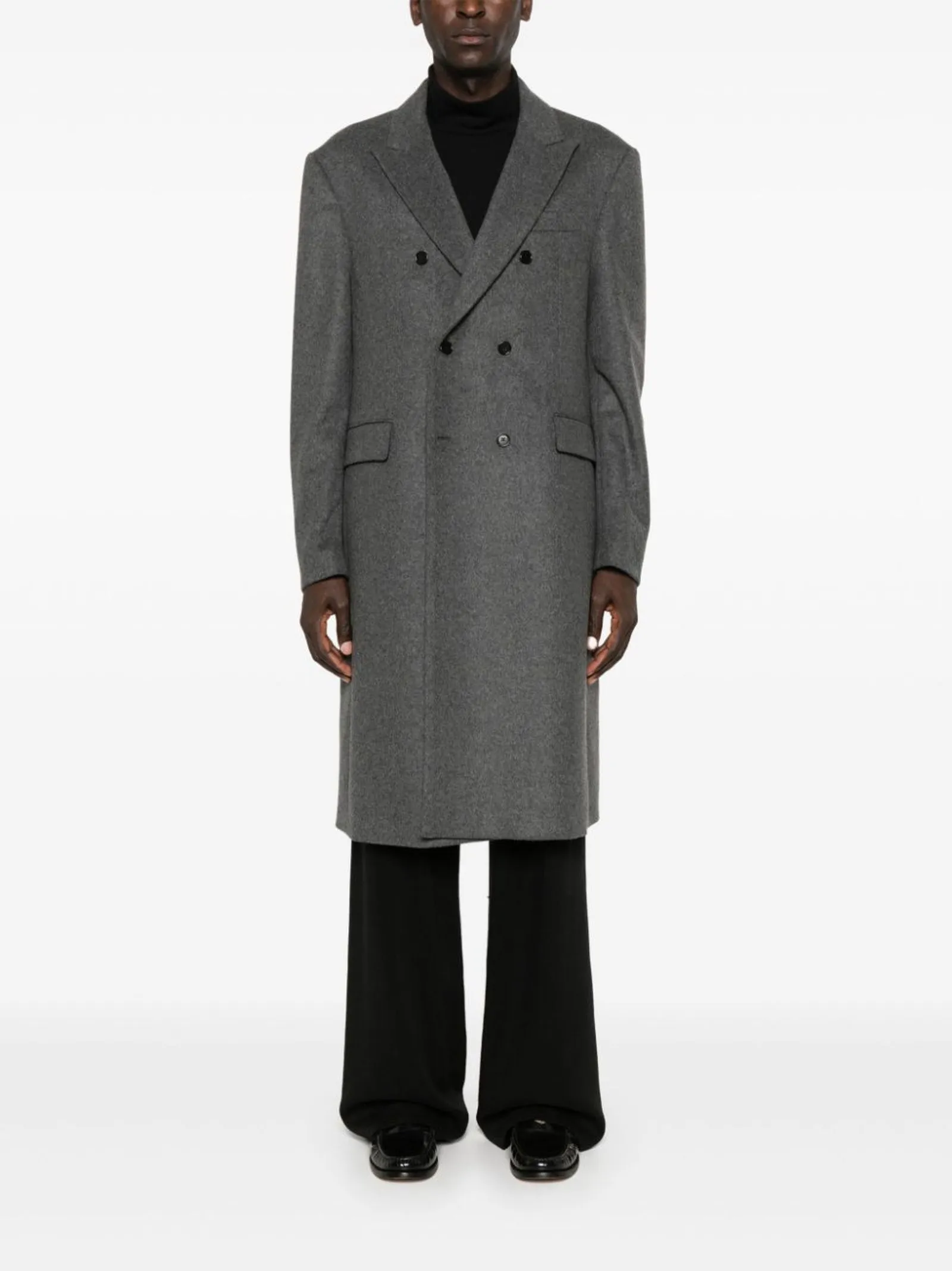 SEVEN GAUGE Abbigliamento,Cappotti Cappotto doppiopetto grigio scuro 