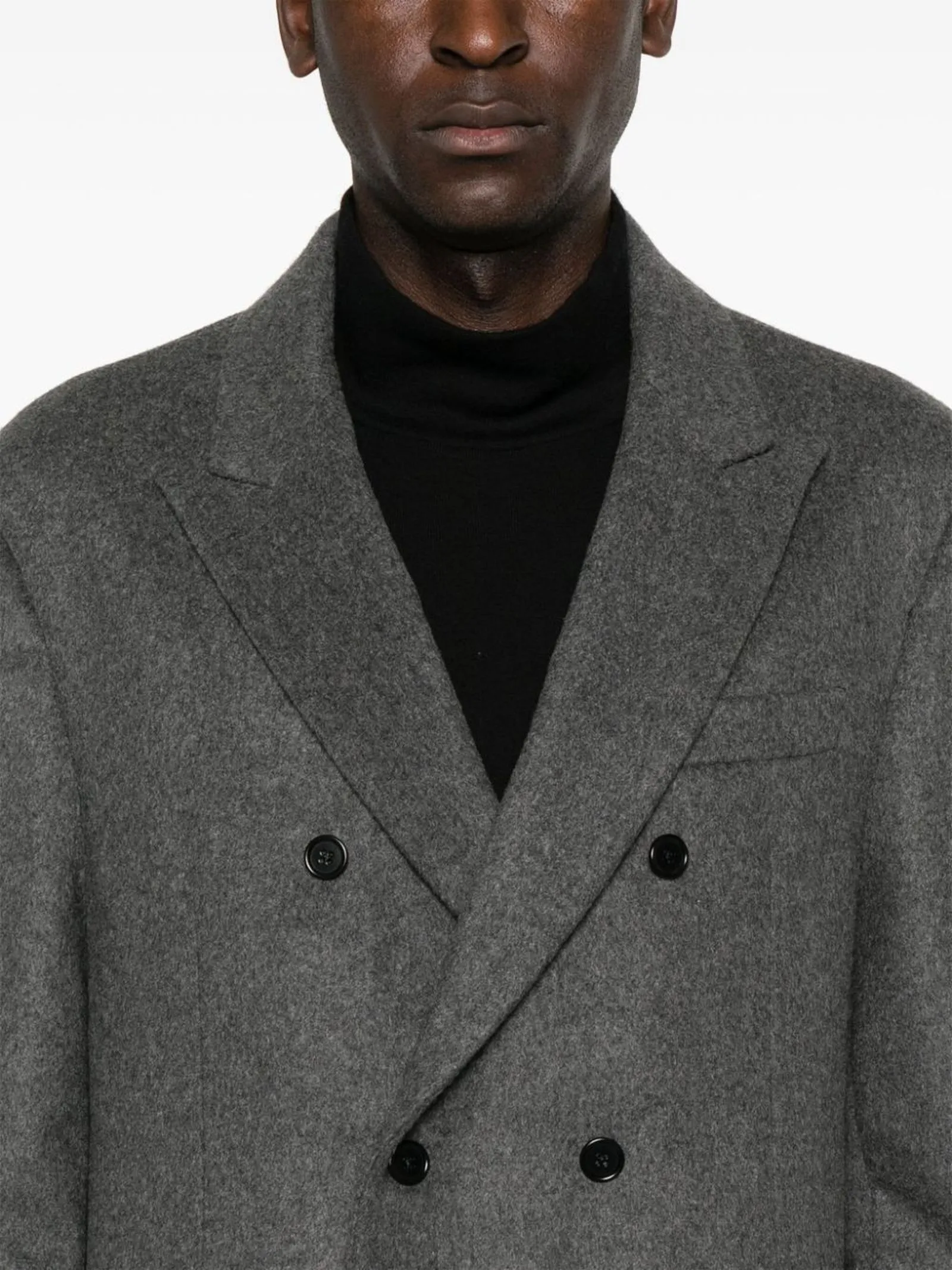 SEVEN GAUGE Abbigliamento,Cappotti Cappotto doppiopetto grigio scuro 