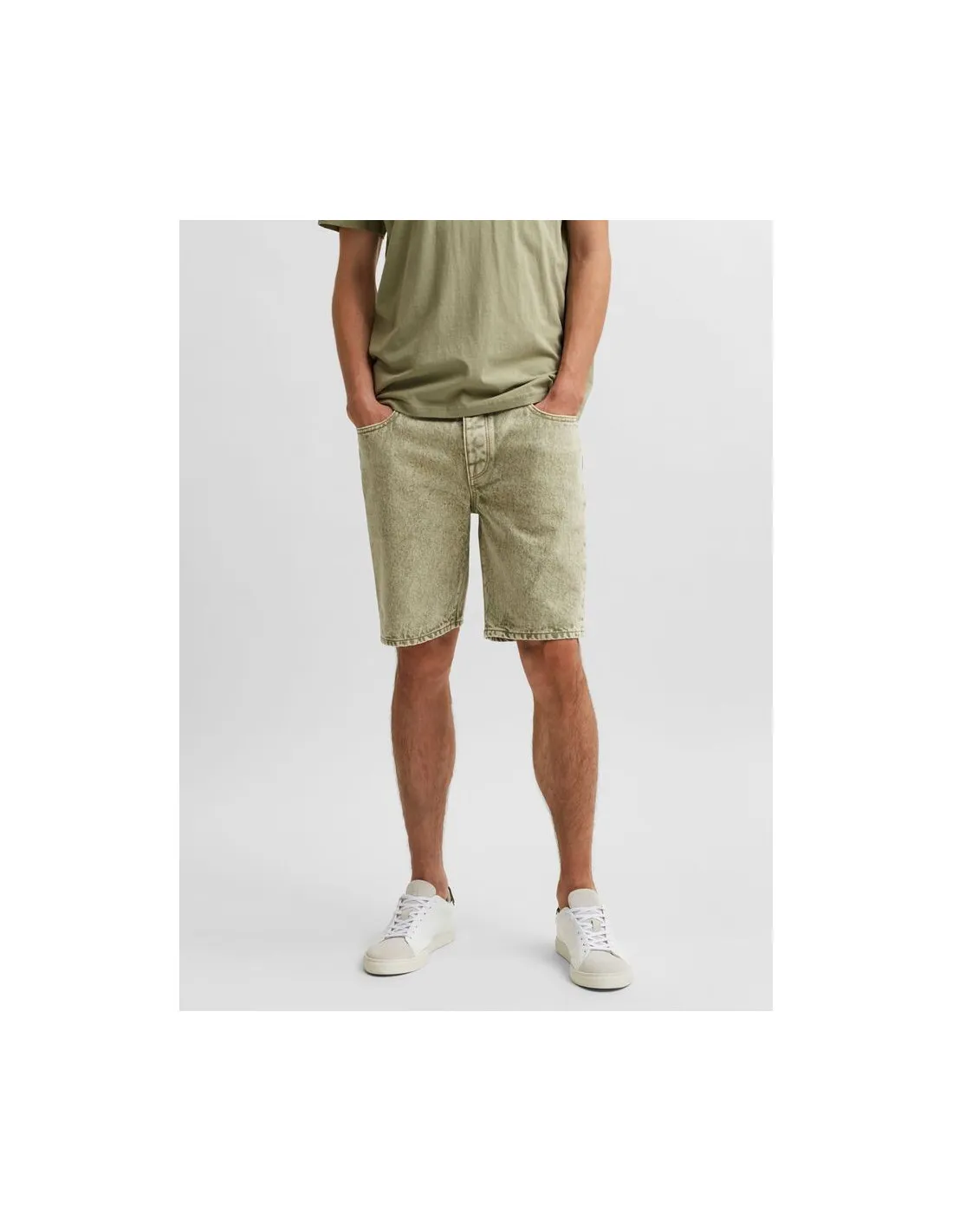 Short uomo denim Scott Selected