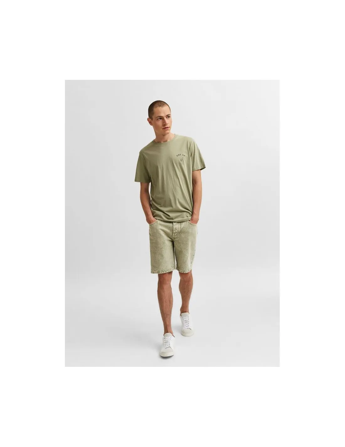 Short uomo denim Scott Selected