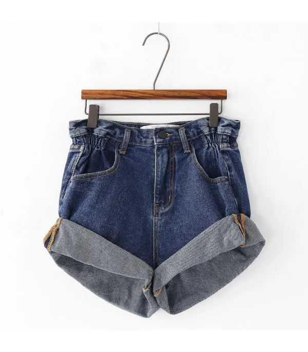 Shorts denim a caramella