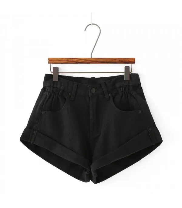 Shorts denim a caramella