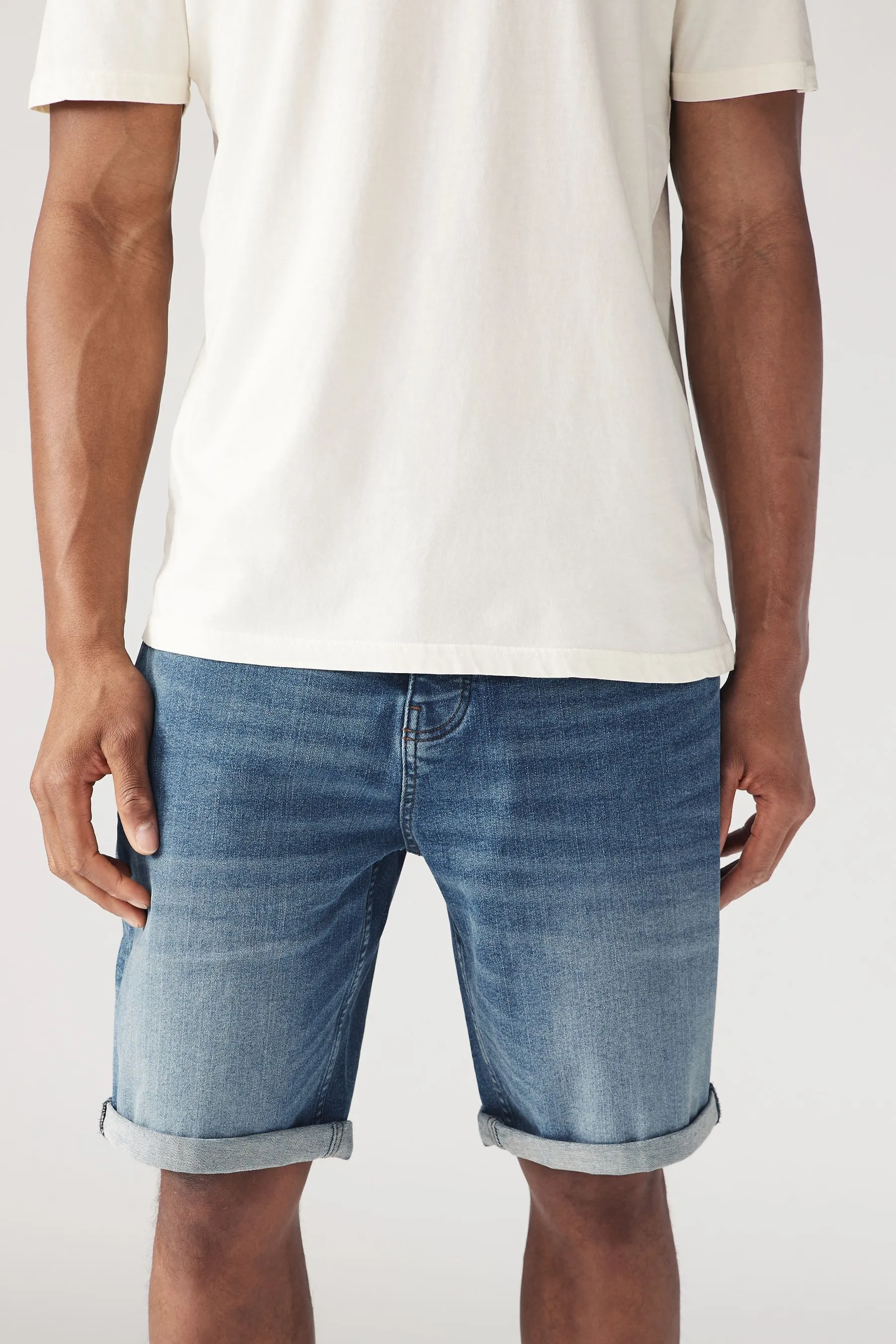 Shorts Denim elasticizzati