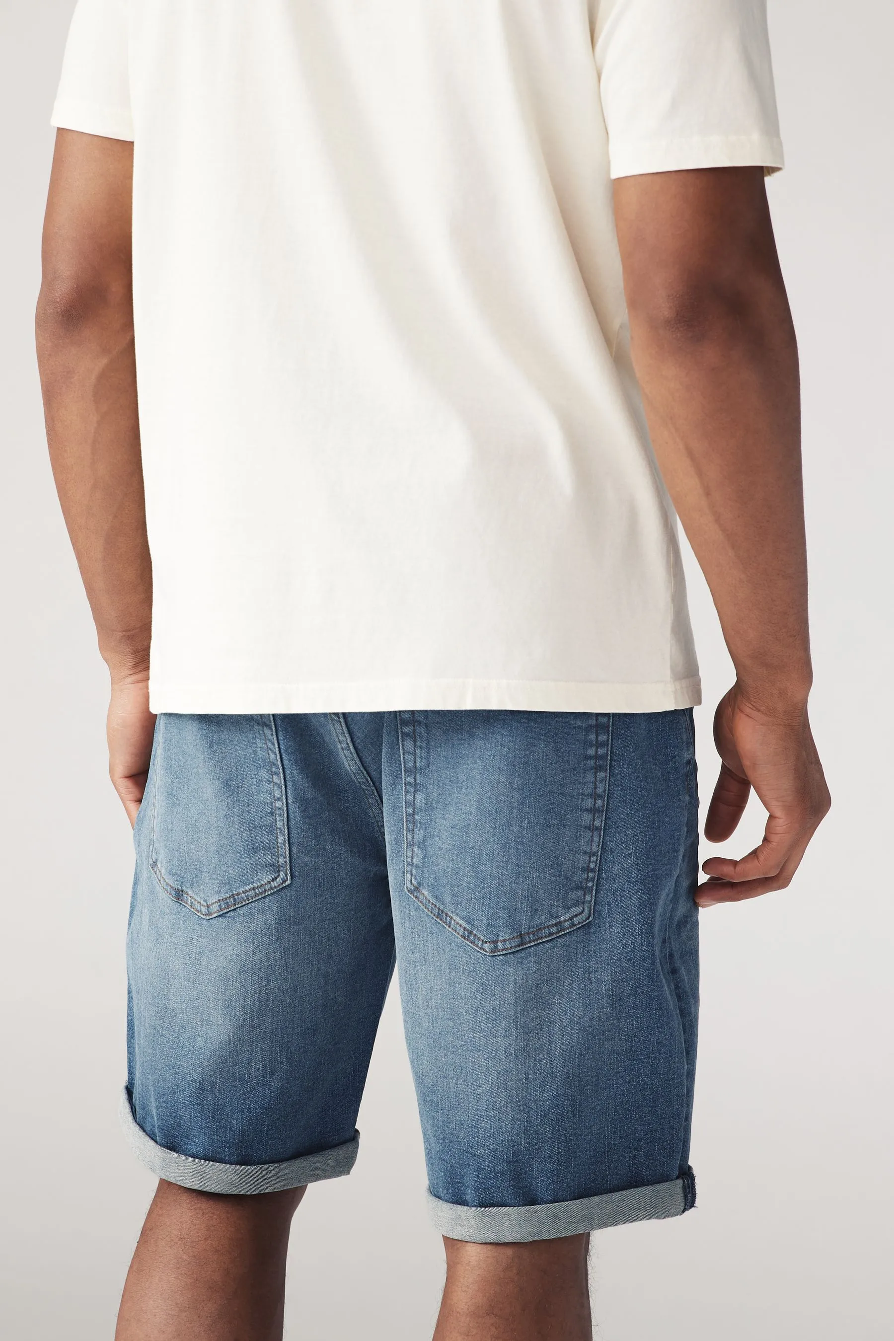 Shorts Denim elasticizzati