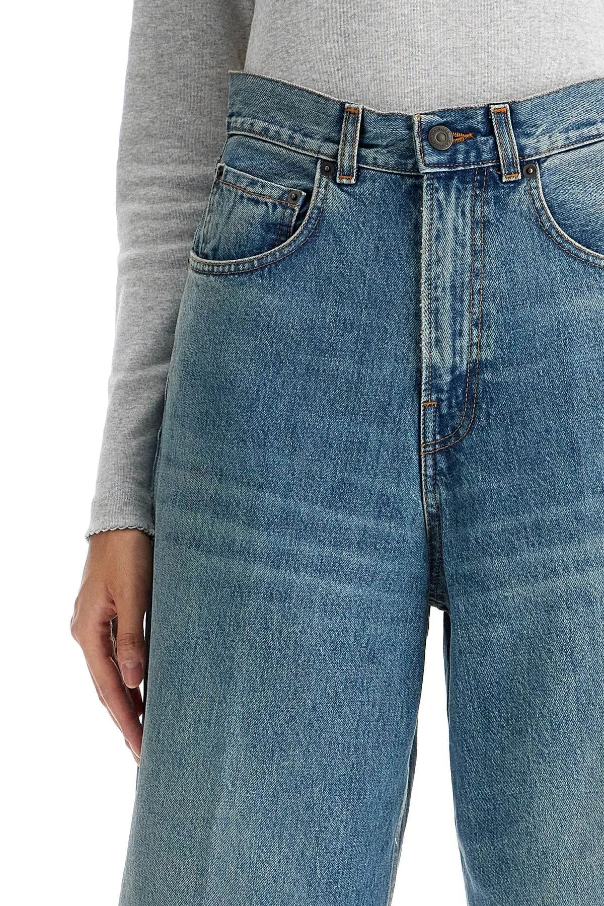 Shorts in denim al ginocchio