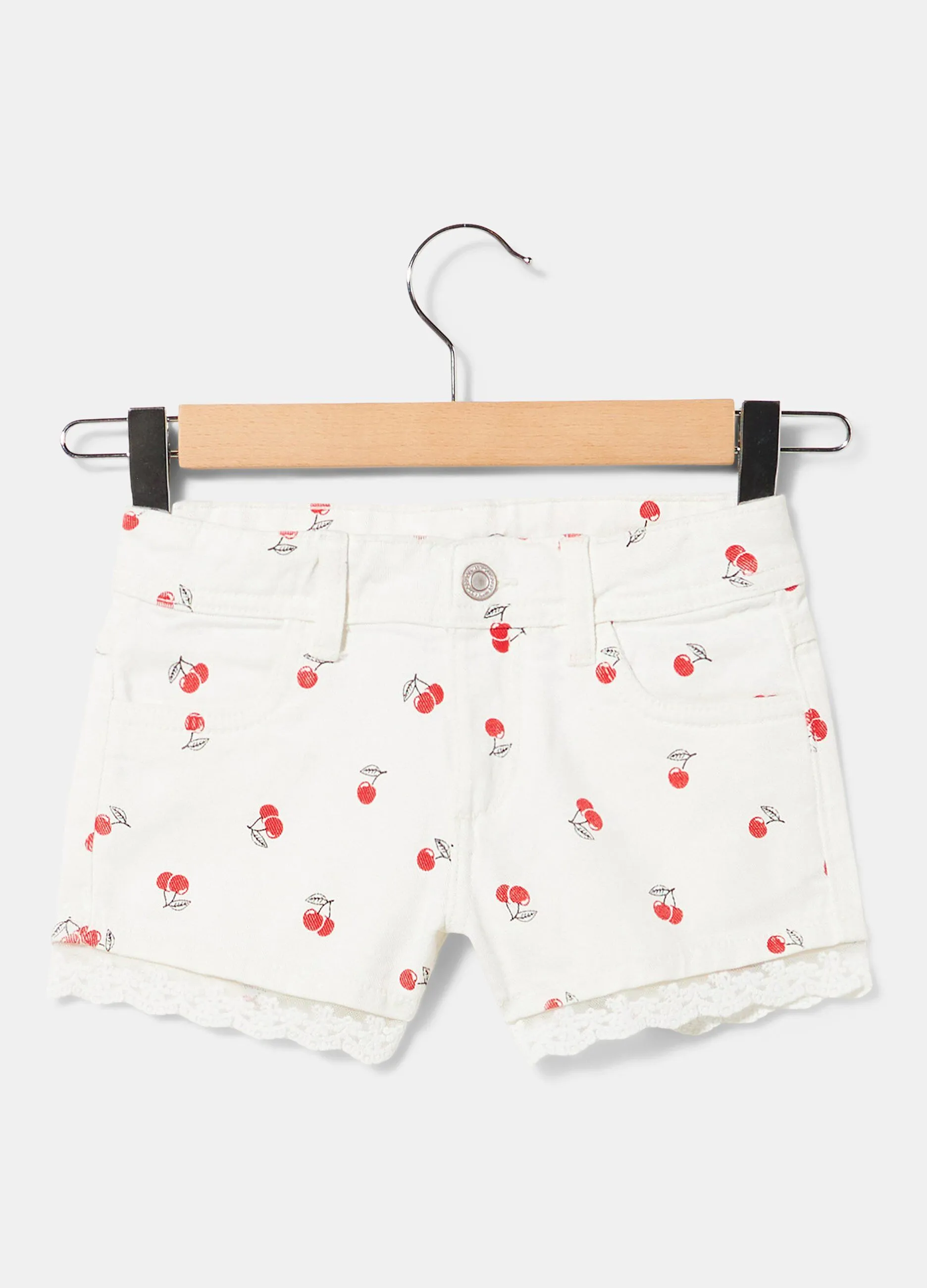 Shorts in denim bambina