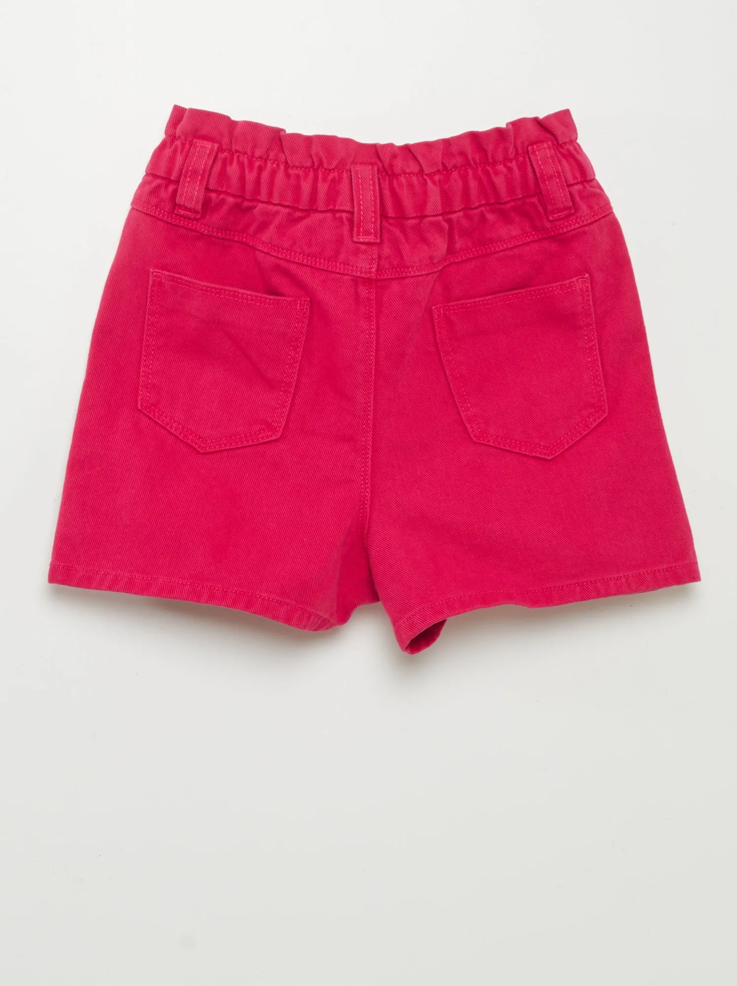 Shorts in denim colorato - ROSA