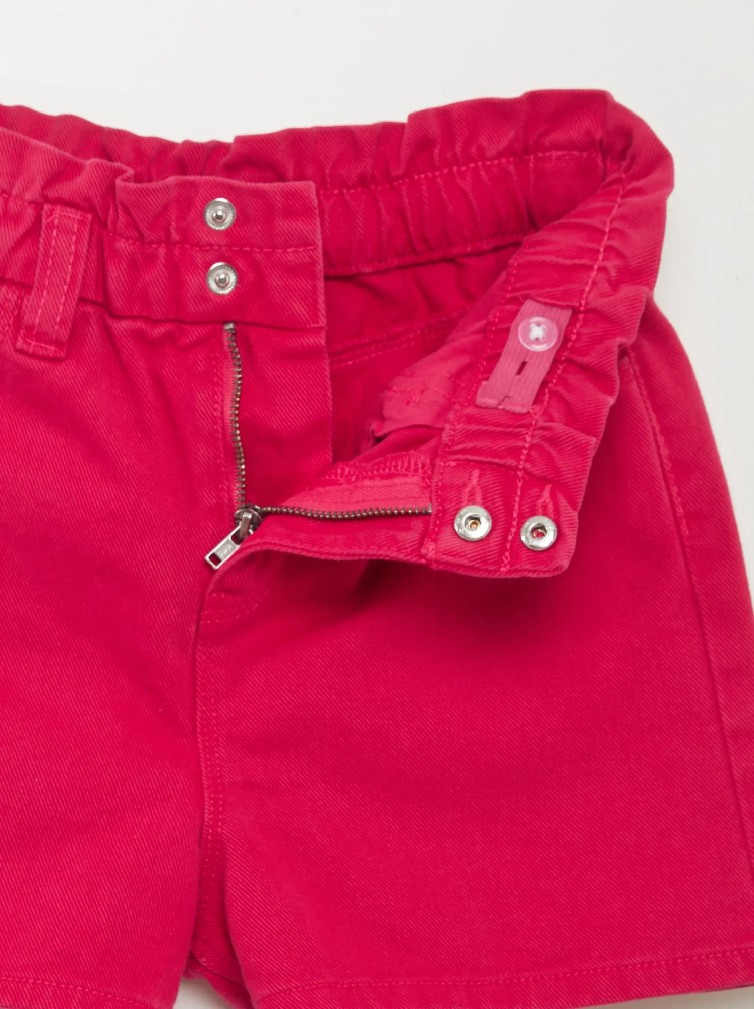 Shorts in denim colorato - ROSA