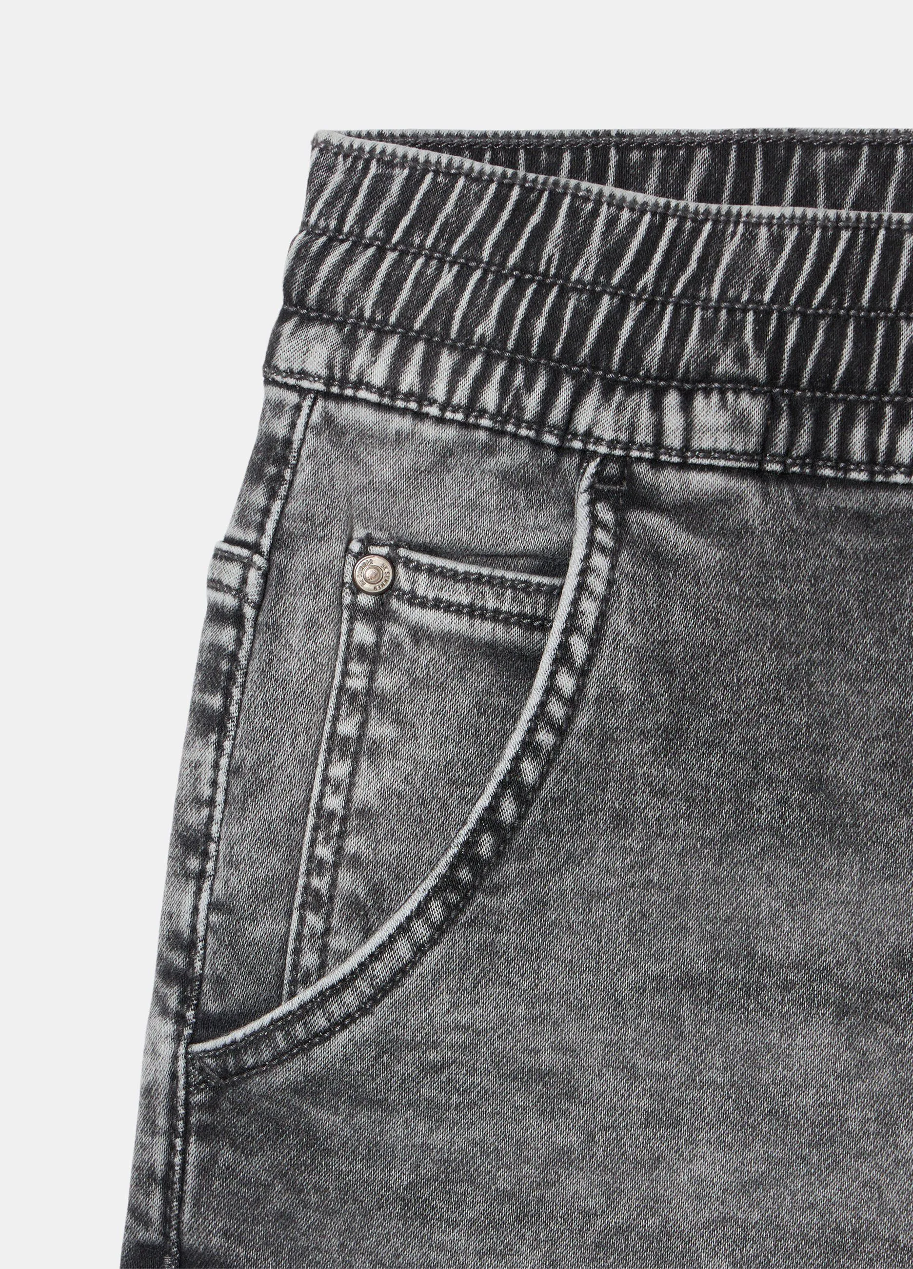 Shorts in denim con coulisse ragazzo