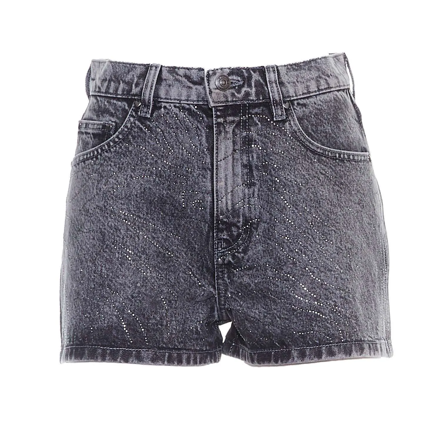 Shorts In Denim Con Srass