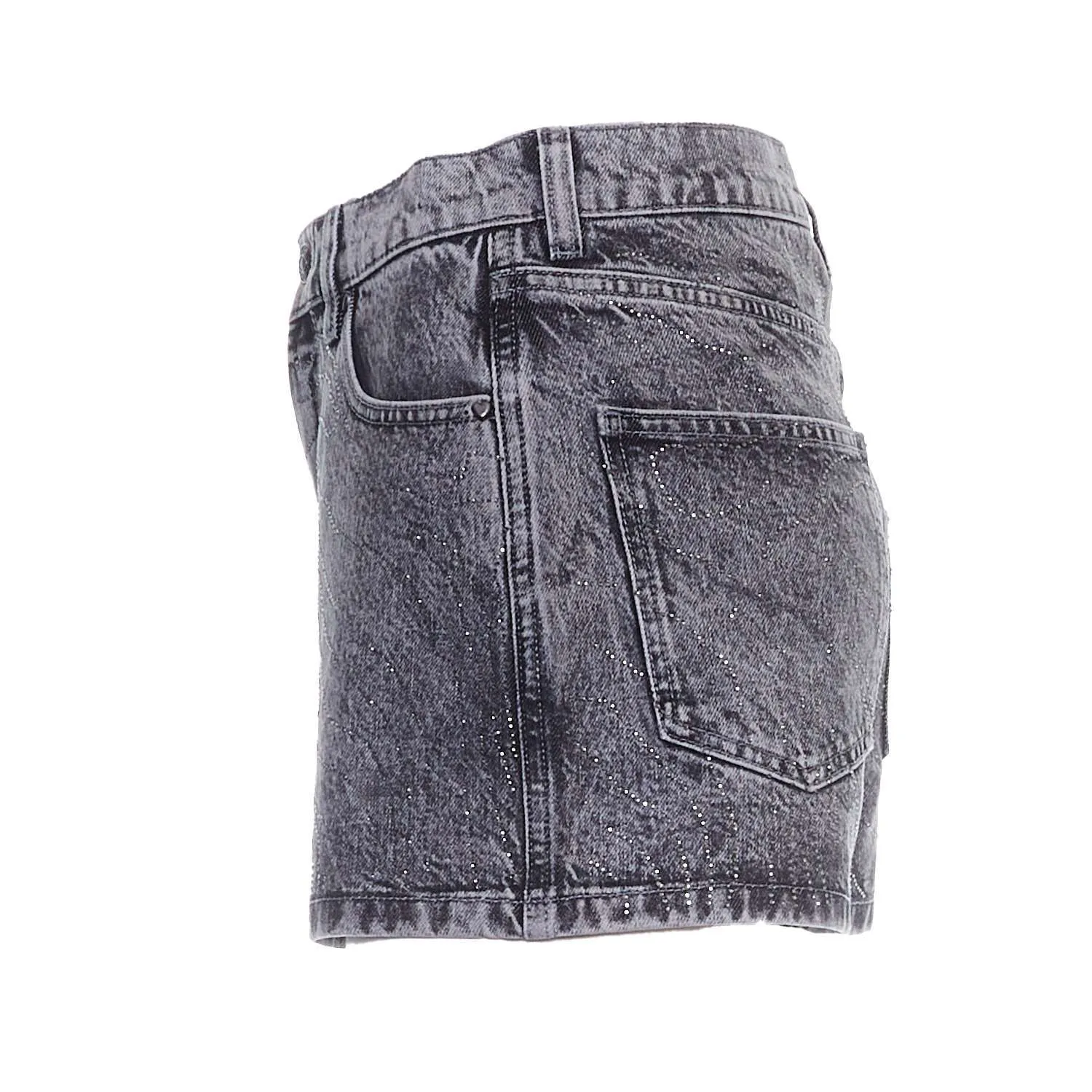 Shorts In Denim Con Srass