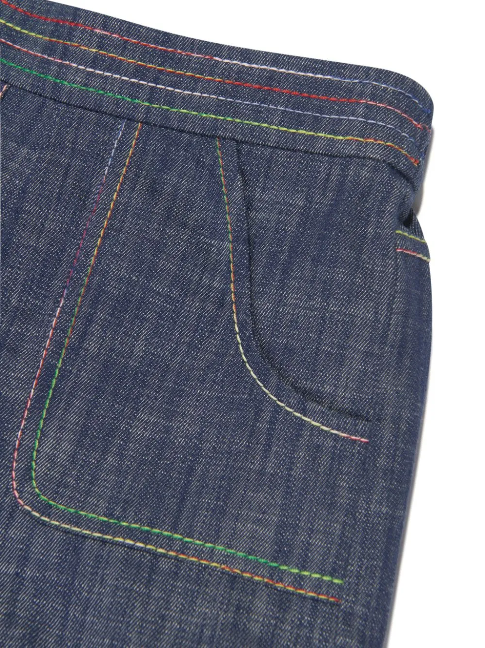Shorts in denim in blu - bambina