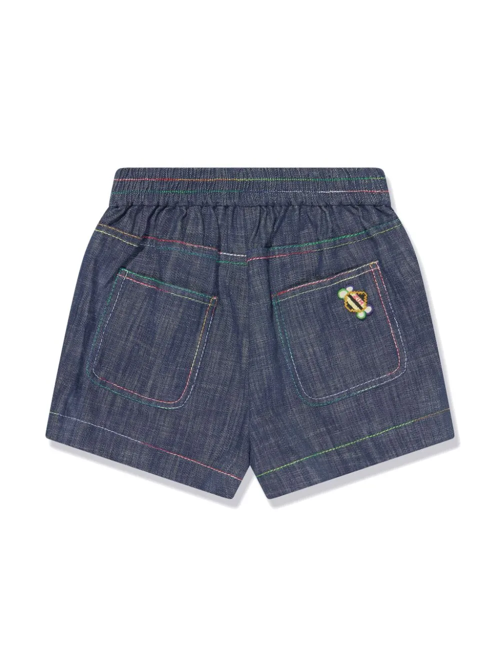 Shorts in denim in blu - bambina