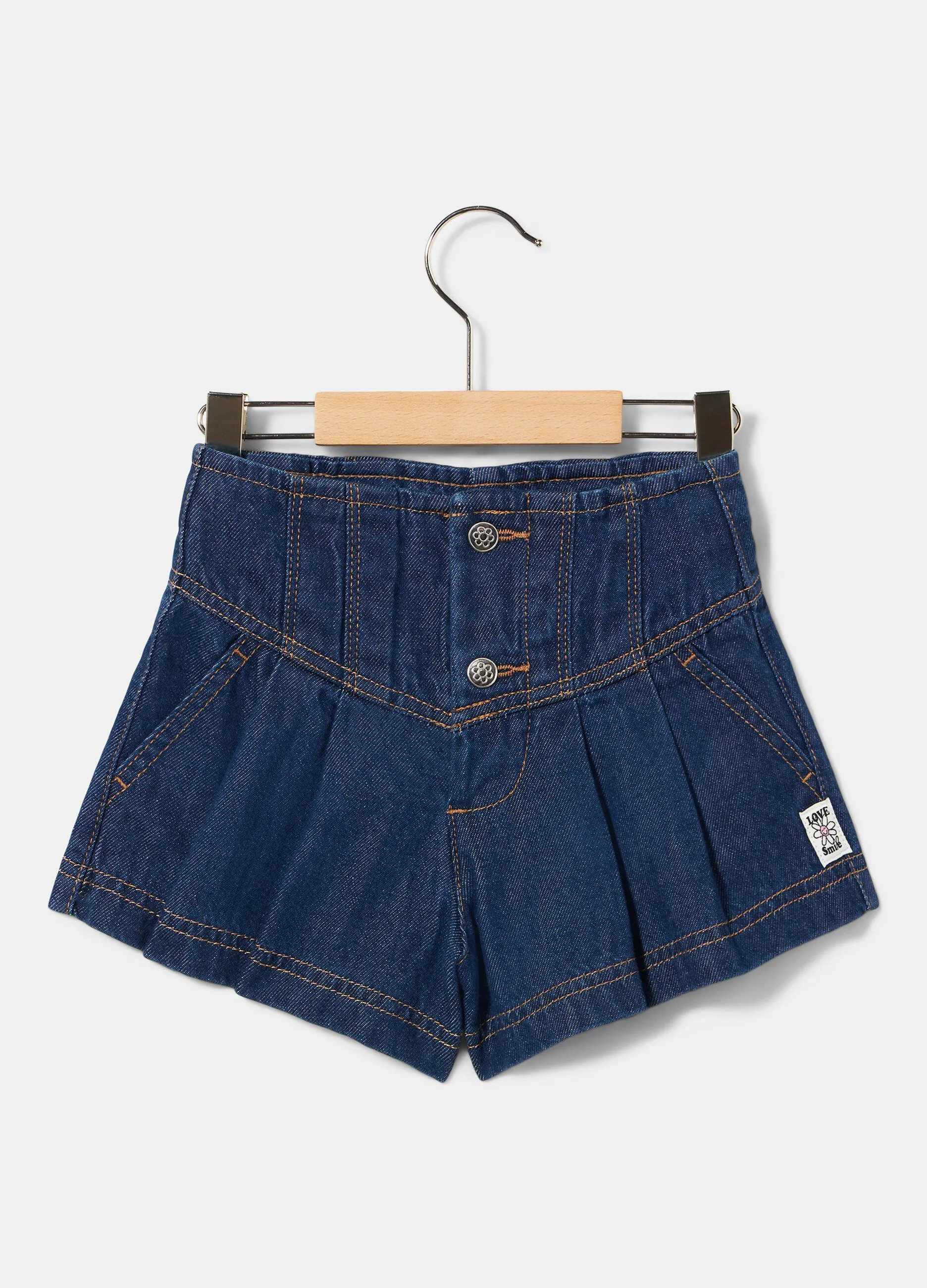 Shorts in denim neonata