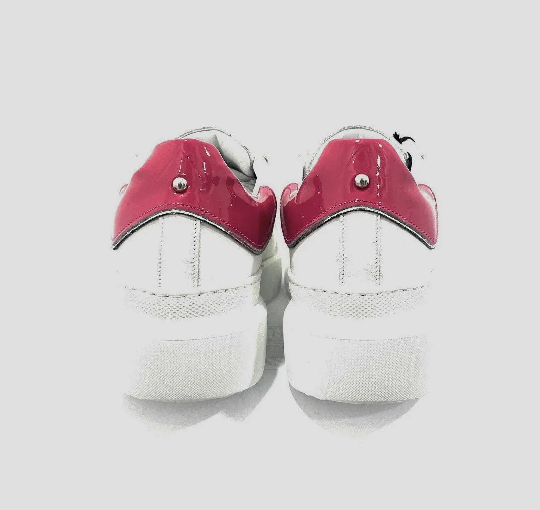 SNEAKERS SARAH CON DETTAGLI FUXIA