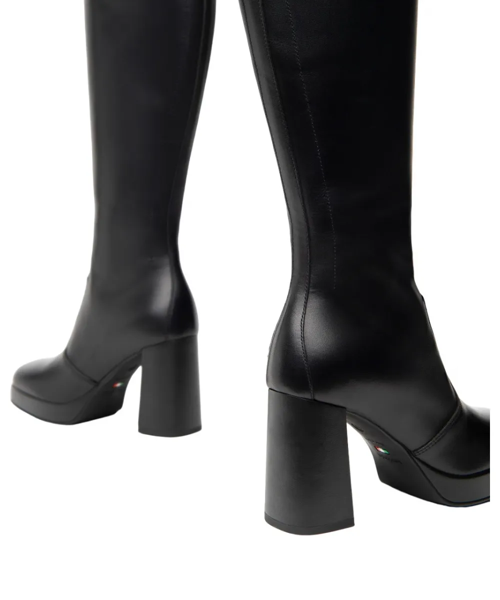 Stivali In Pelle Nero