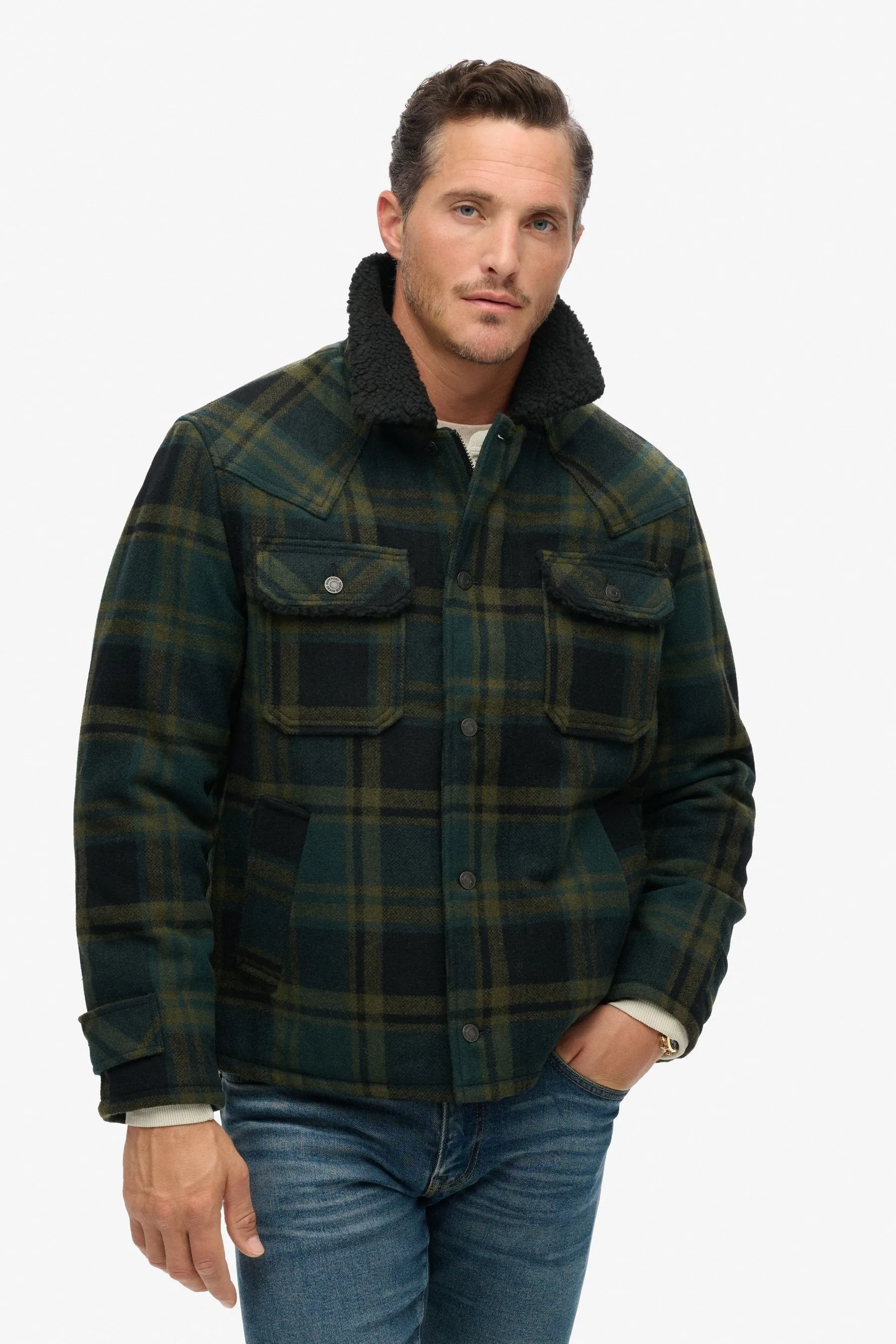 Superdry - Chore - Cappotto in lana