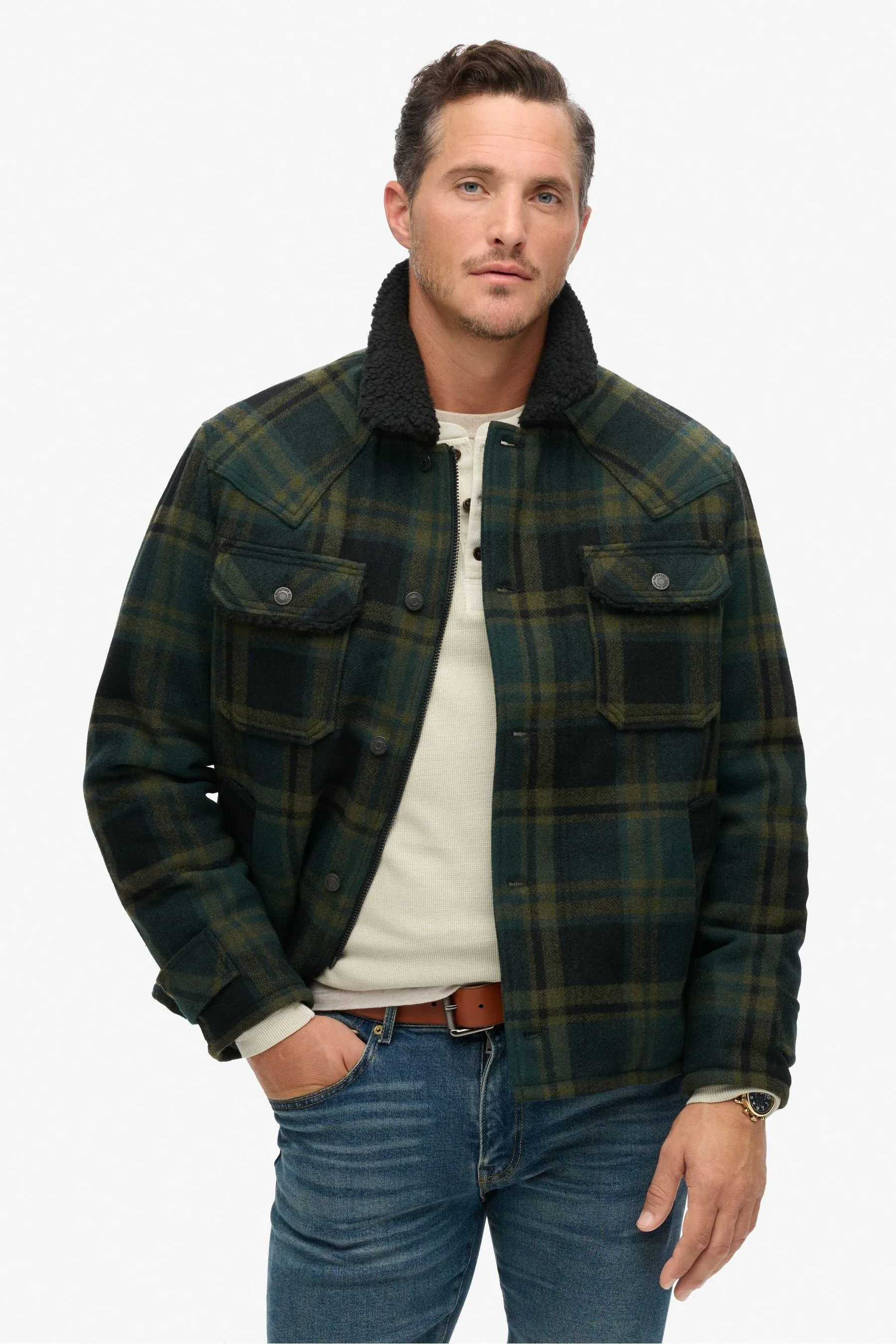 Superdry - Chore - Cappotto in lana