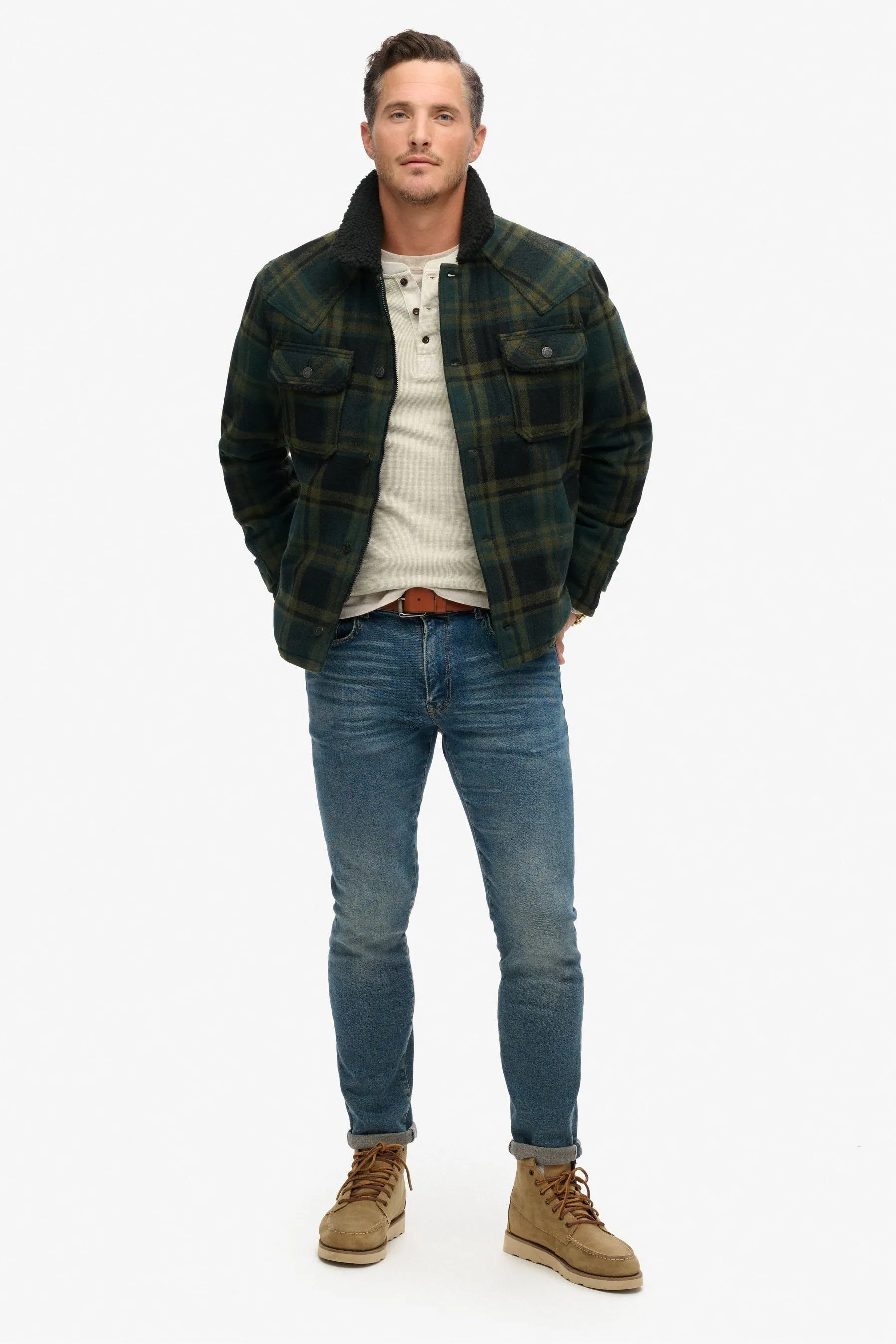 Superdry - Chore - Cappotto in lana