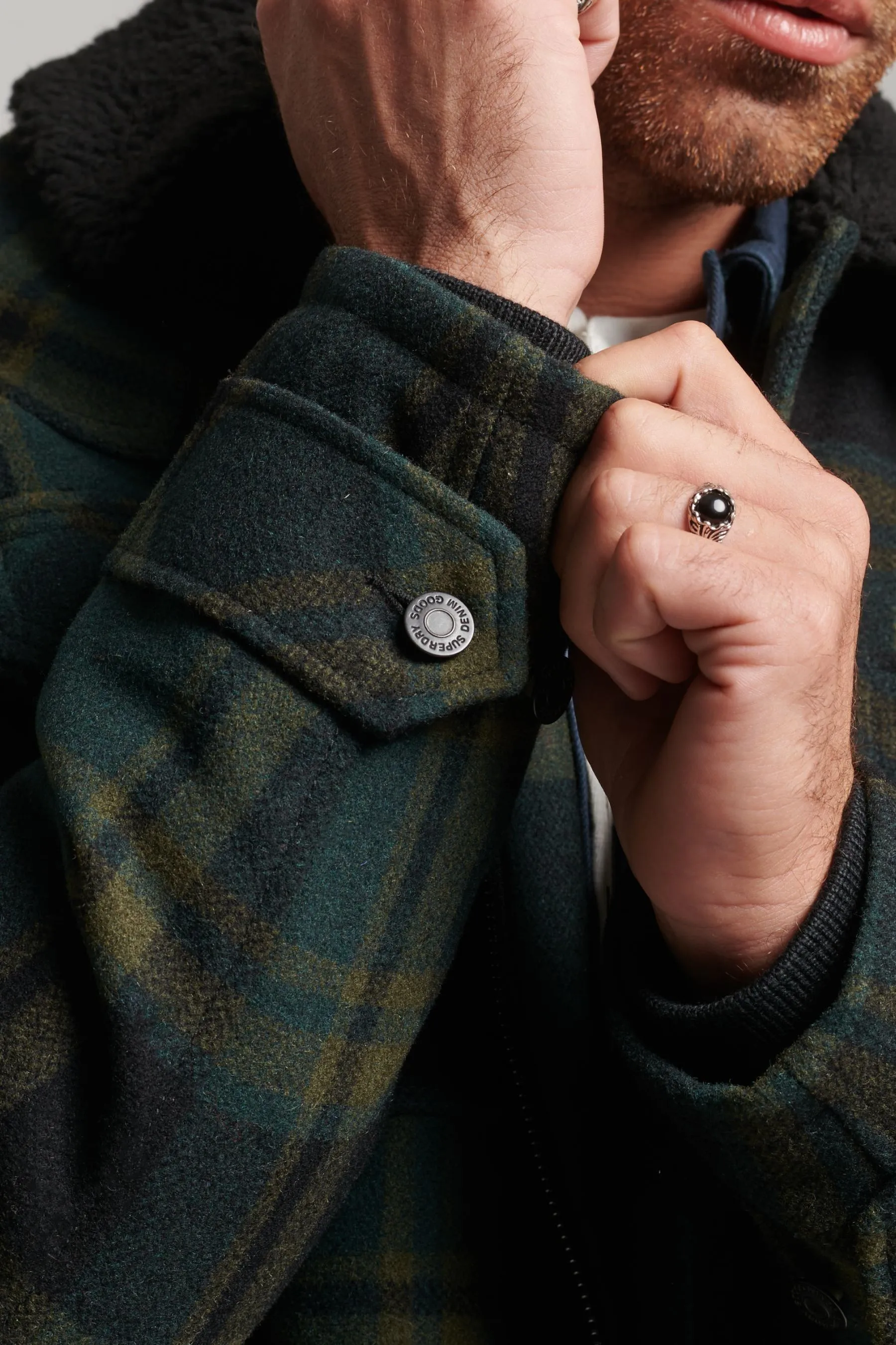 Superdry - Chore - Cappotto in lana