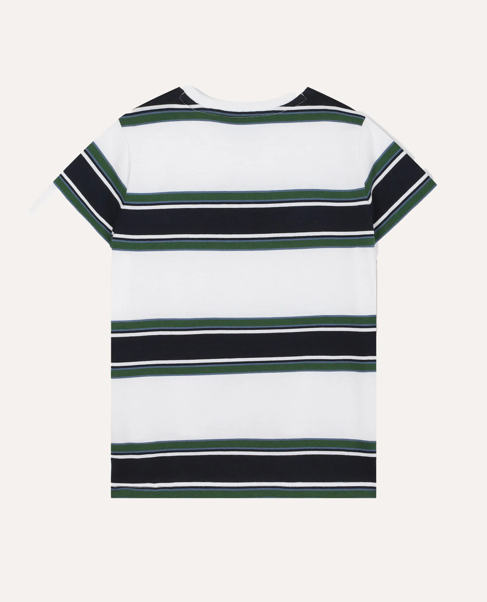 T-shirt Boss per bambini con righe e logo