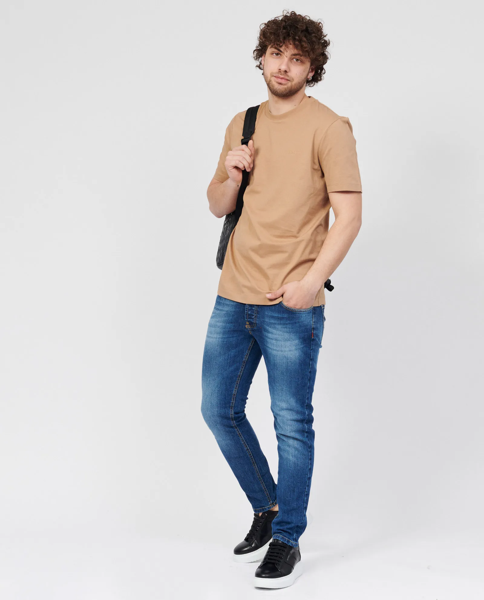 T-shirt Thompson regular fit con logo