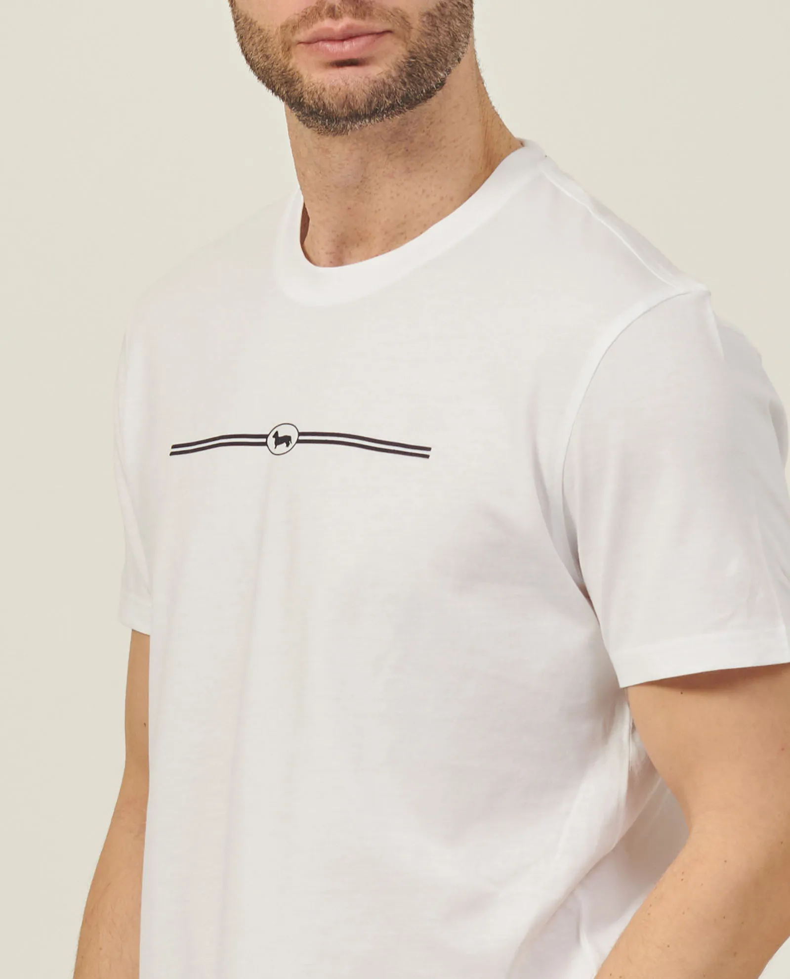 T-shirt uomo Harmont&Blaine con logo 3D