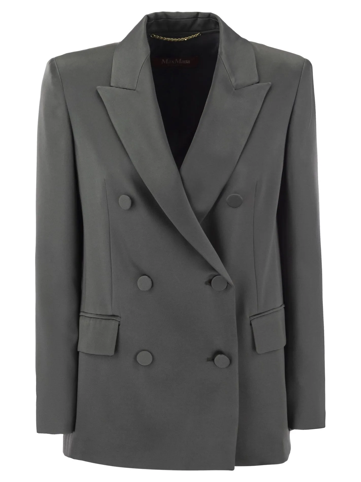 TEIERA – Blazer doppiopetto in envers satin
