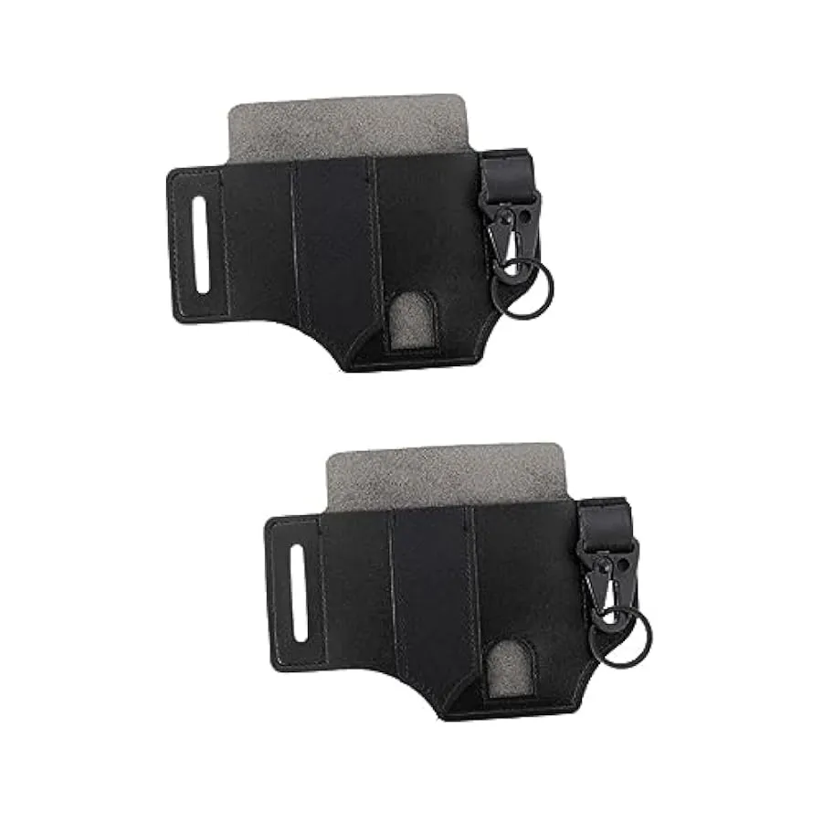 TENDYCOCO 3 Pezzi Marsupio Di Stoccaggio All’Aperto Marsupio All’Aperto Strumento Marsupio Grembiule In Pelle Guinzaglio In Pell